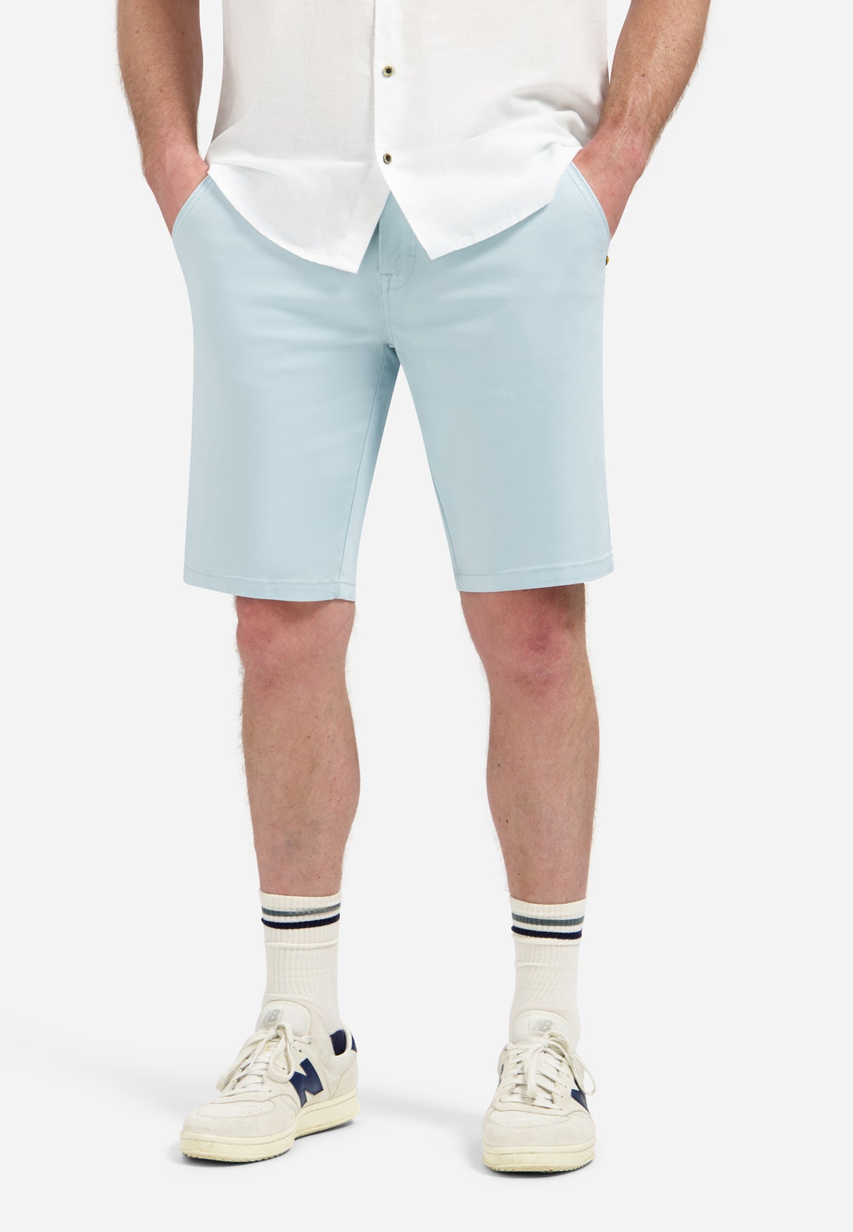 Stretch chino shorts | Ice