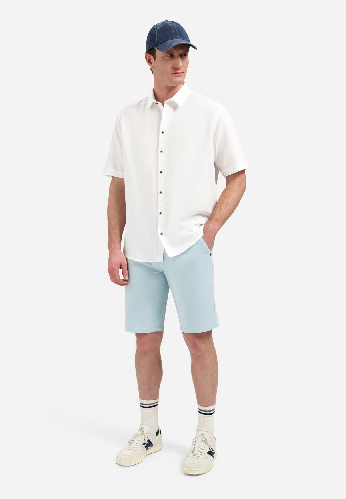 Stretch chino shorts | Ice