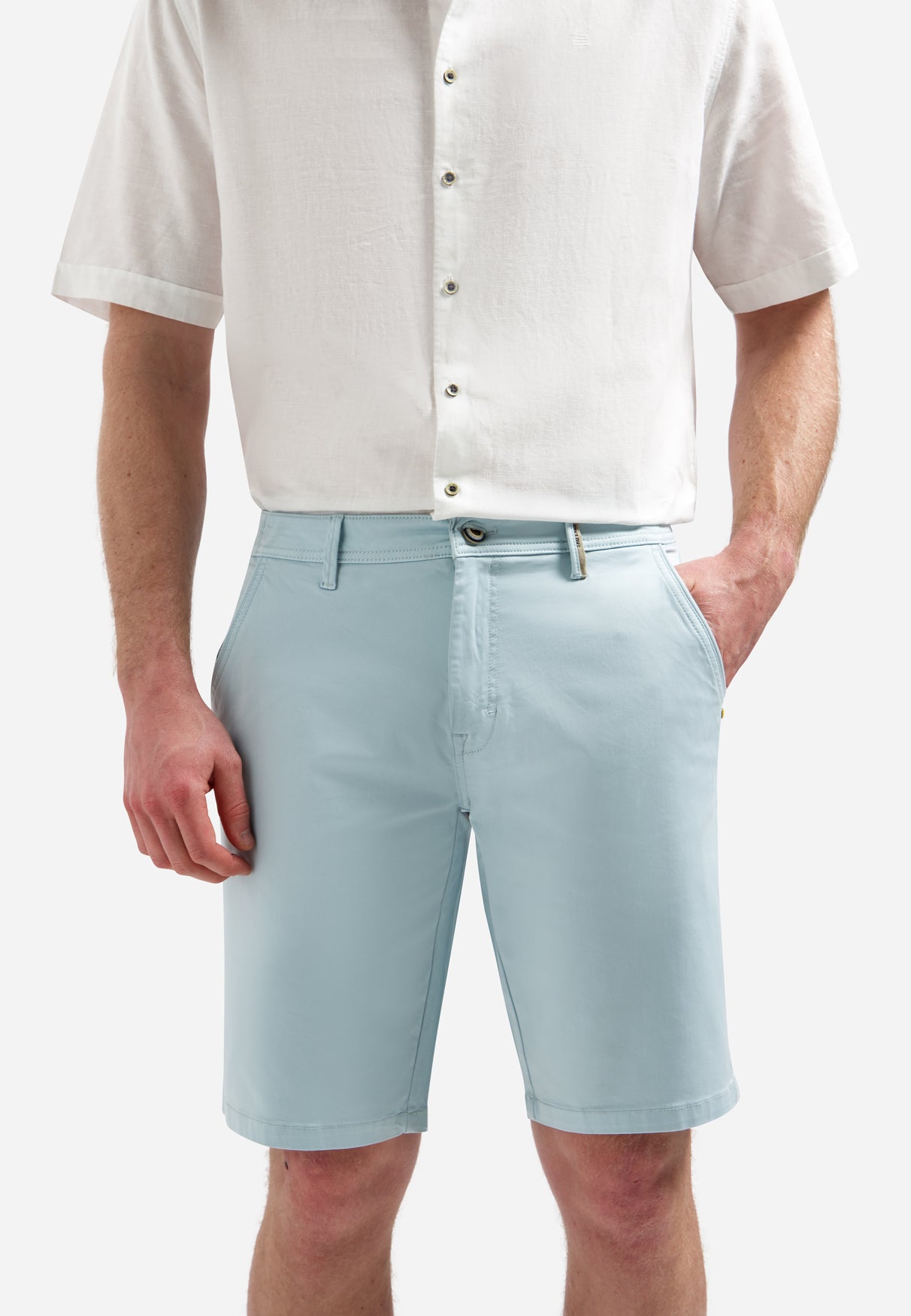 Stretch chino shorts | Ice