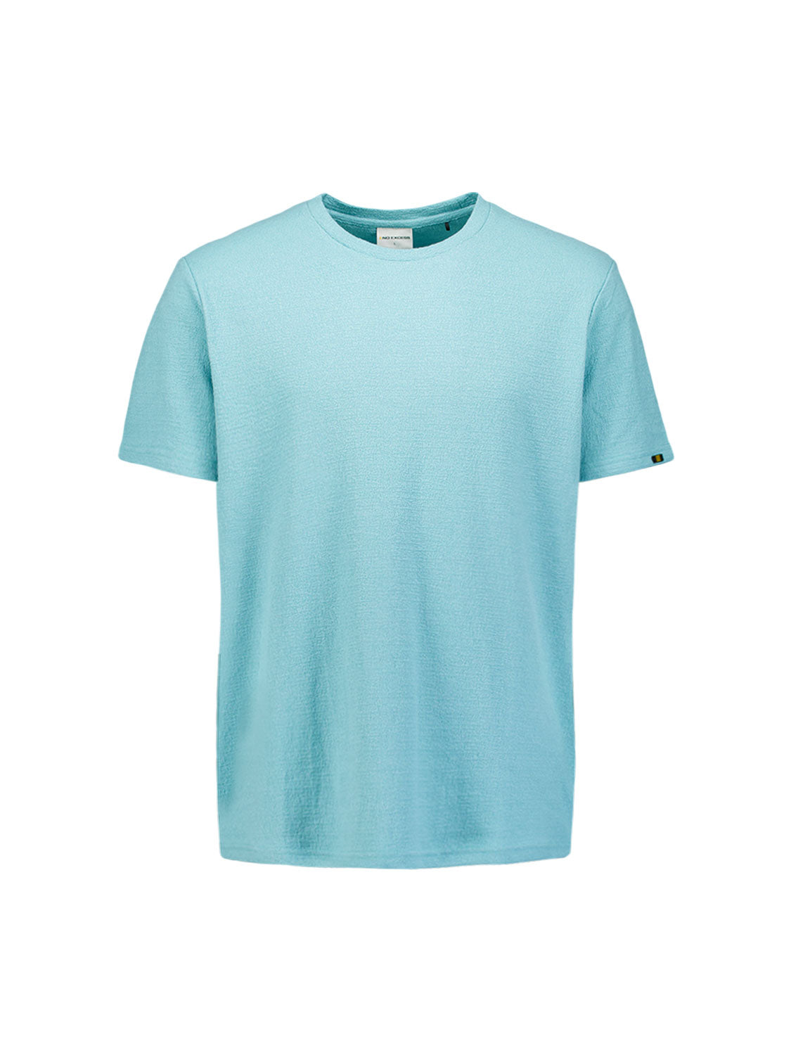 Kurzärmeliges T-Shirt mit Rundhalsausschnitt | Seablue