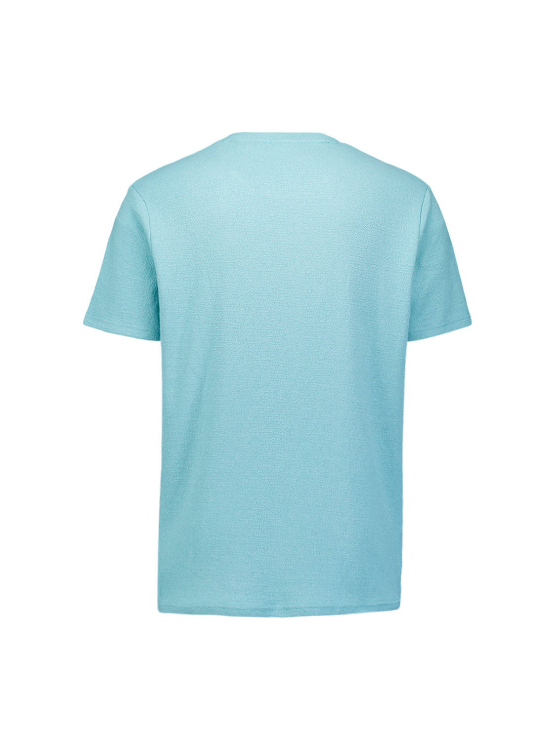 Kurzärmeliges T-Shirt mit Rundhalsausschnitt | Seablue