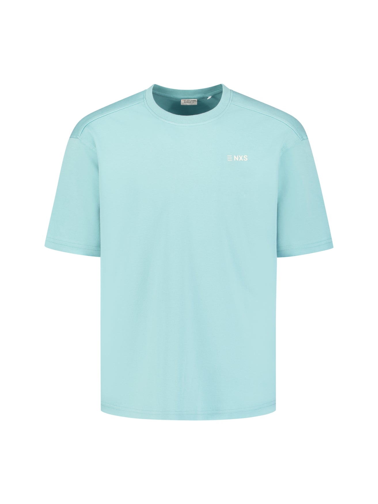 Gestreiftes T-Shirt mit Rundhalsausschnitt und kurzen Ärmeln | White