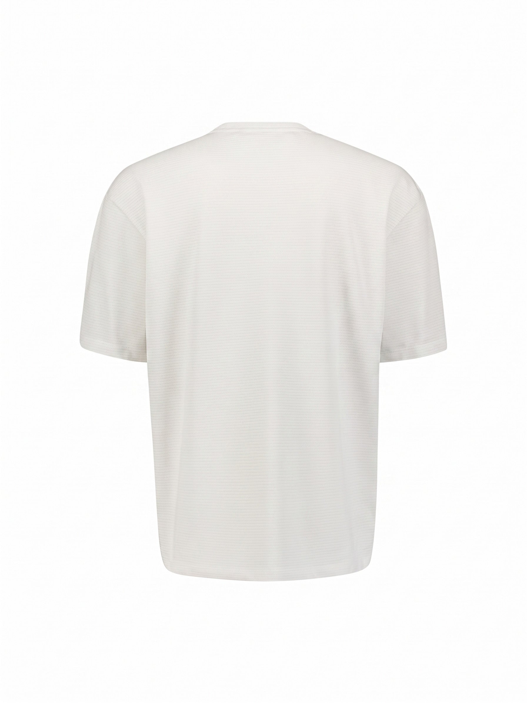 Kurzärmeliges strukturiertes T-Shirt | Kit
