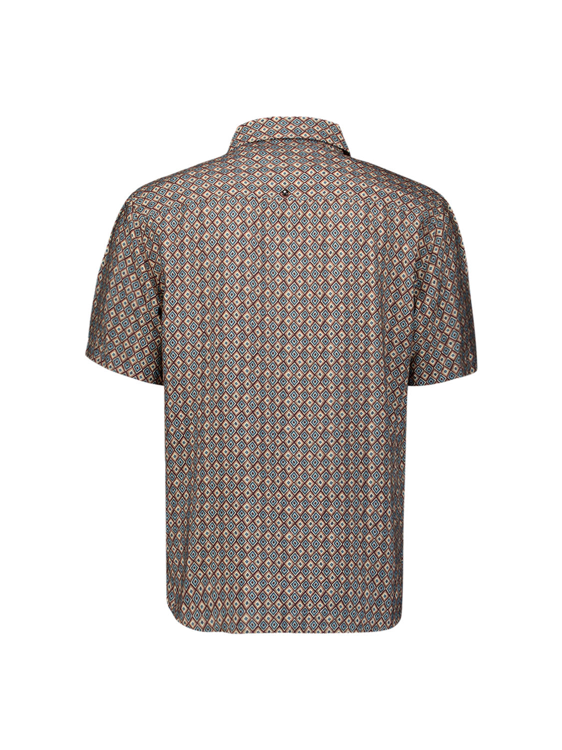 Kurzarm-Shirt mit Allover-Druck | Seablue