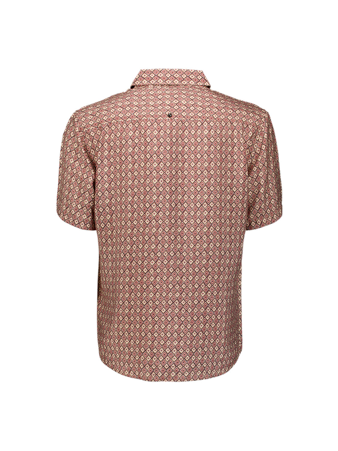 Kurzarm-Shirt mit Allover-Druck | Coral