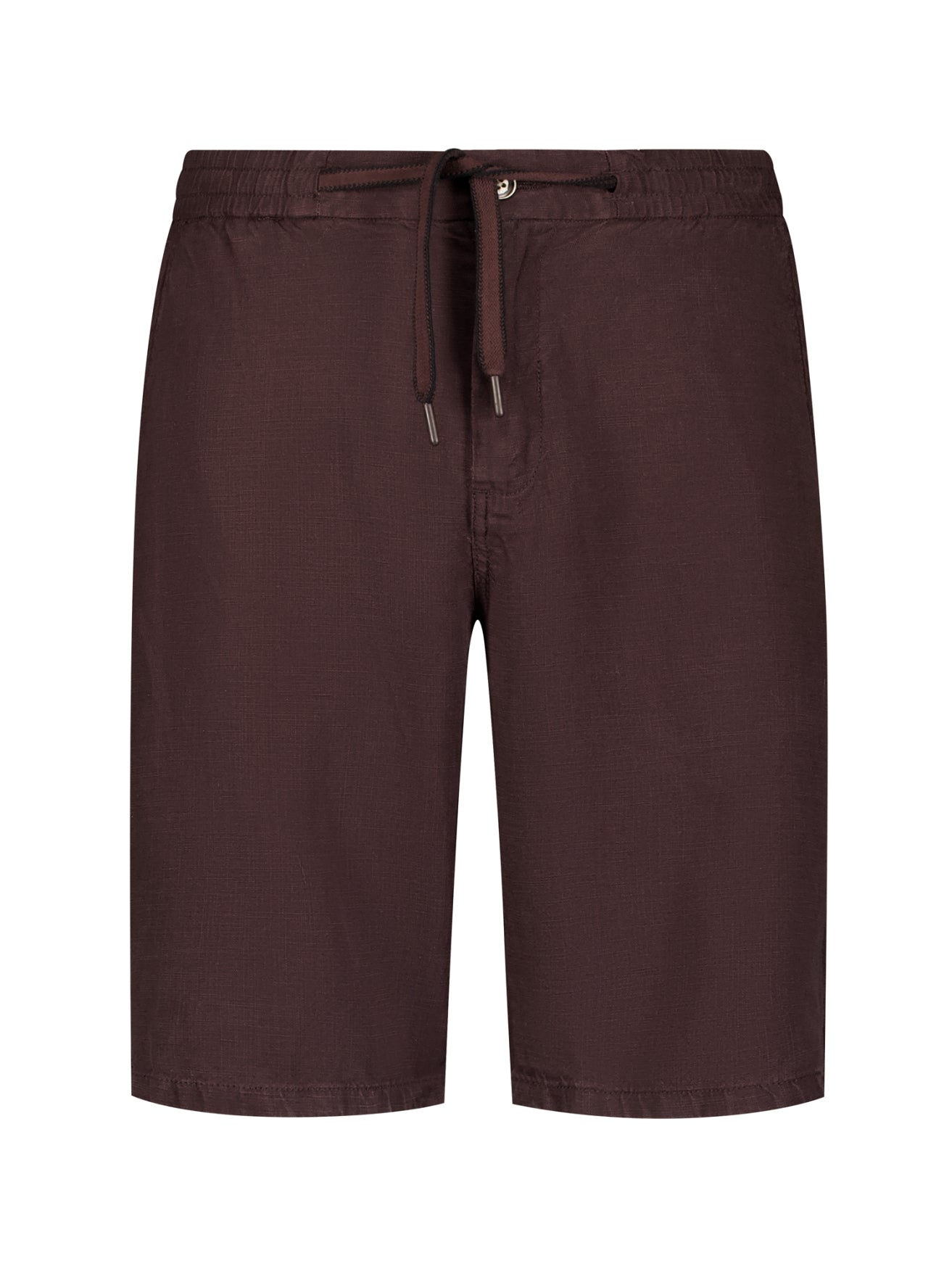 Chino-Shorts mit Kordelzug | Dunkelbraun