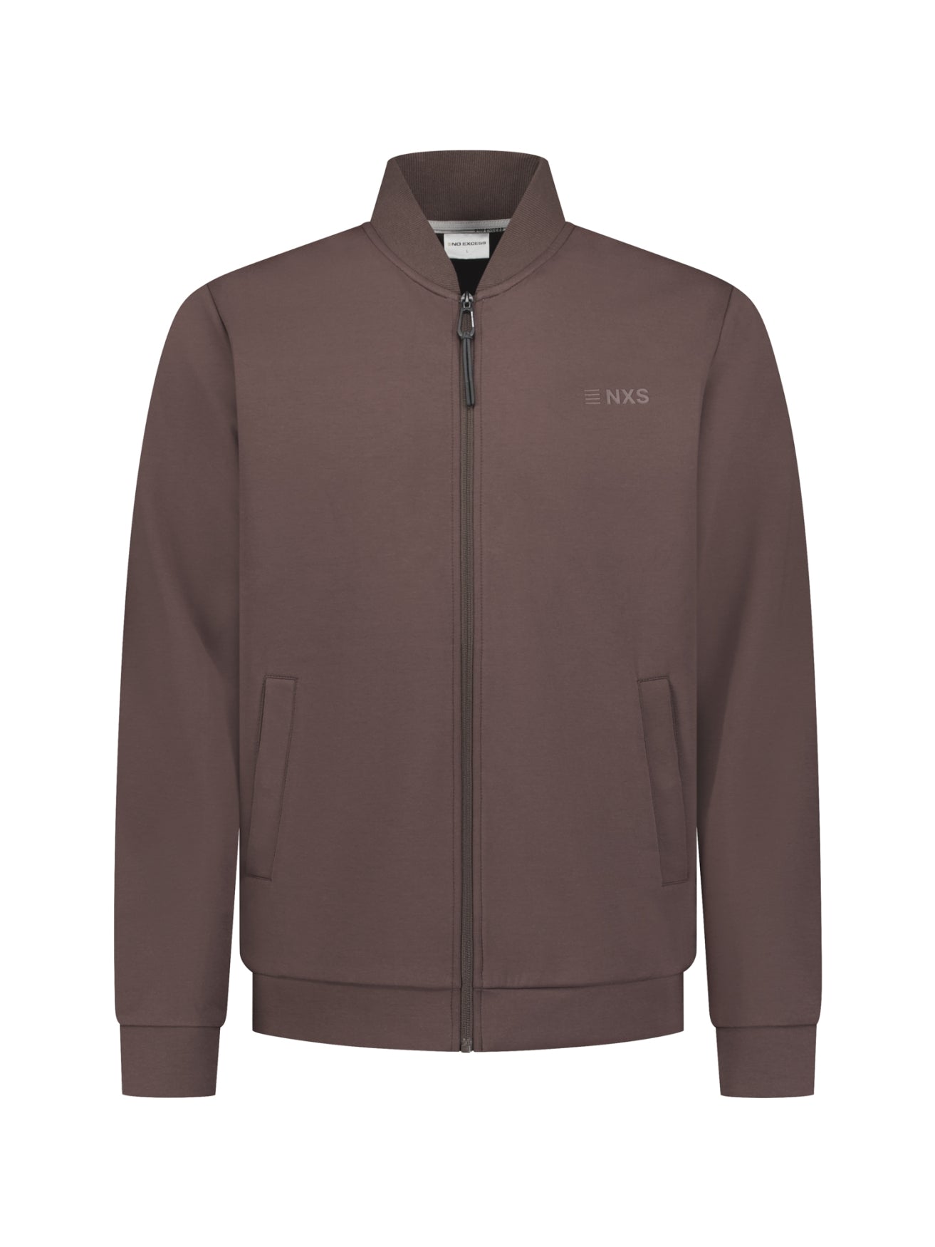Bomber Sweatjacke | Dark Brown