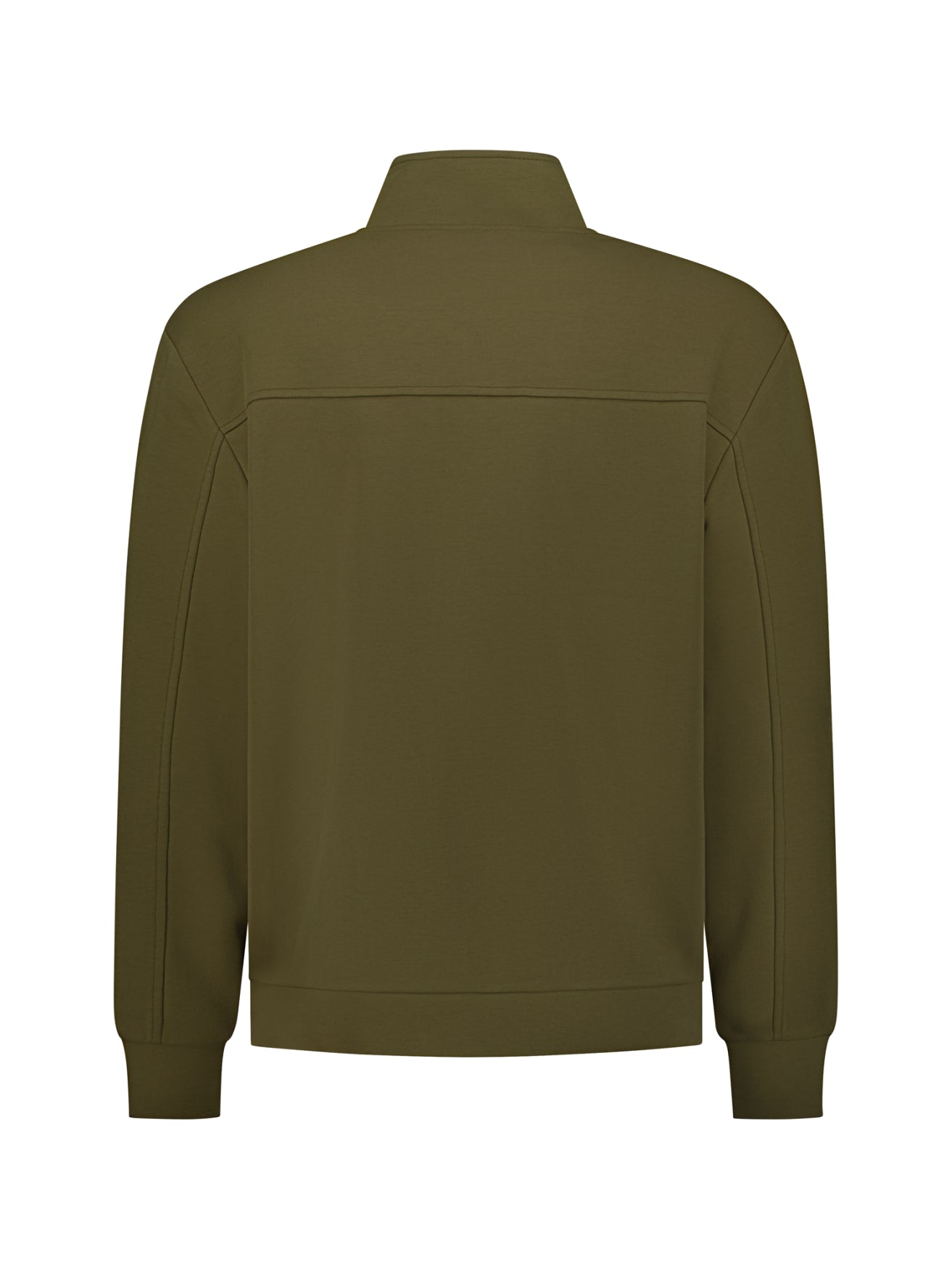 Sweatshirt mit Half-Zip | Moss