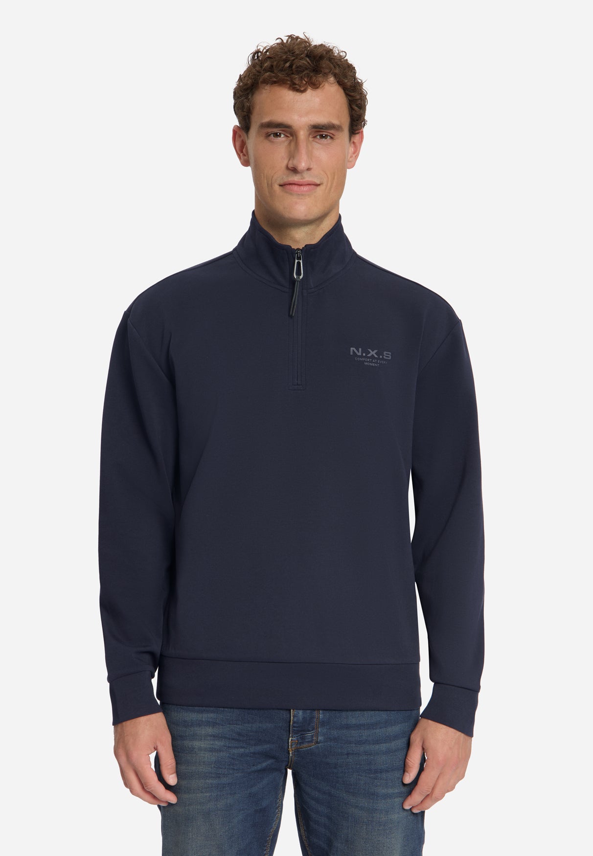 Half-Zip Sweater | Dark Night