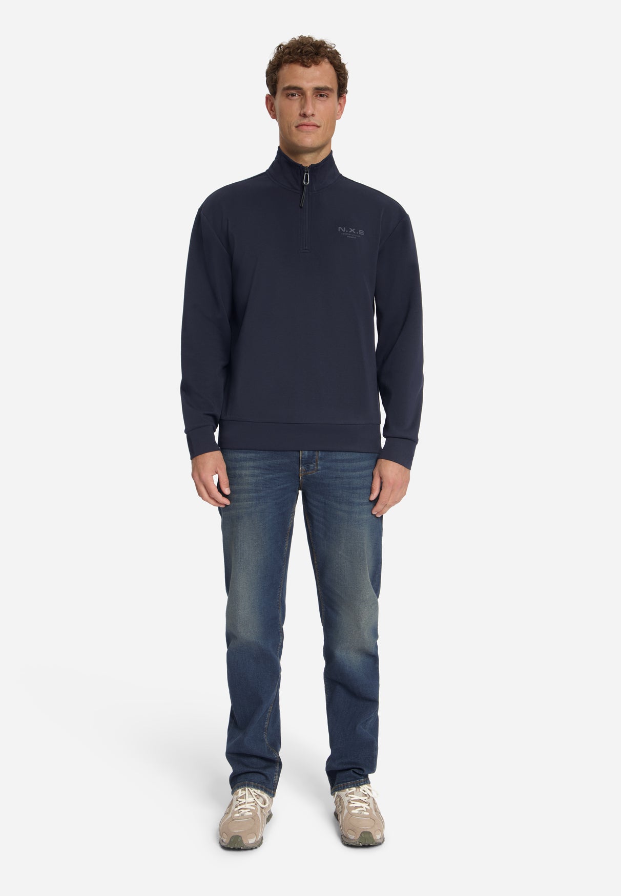 Half-Zip Sweater | Dark Night