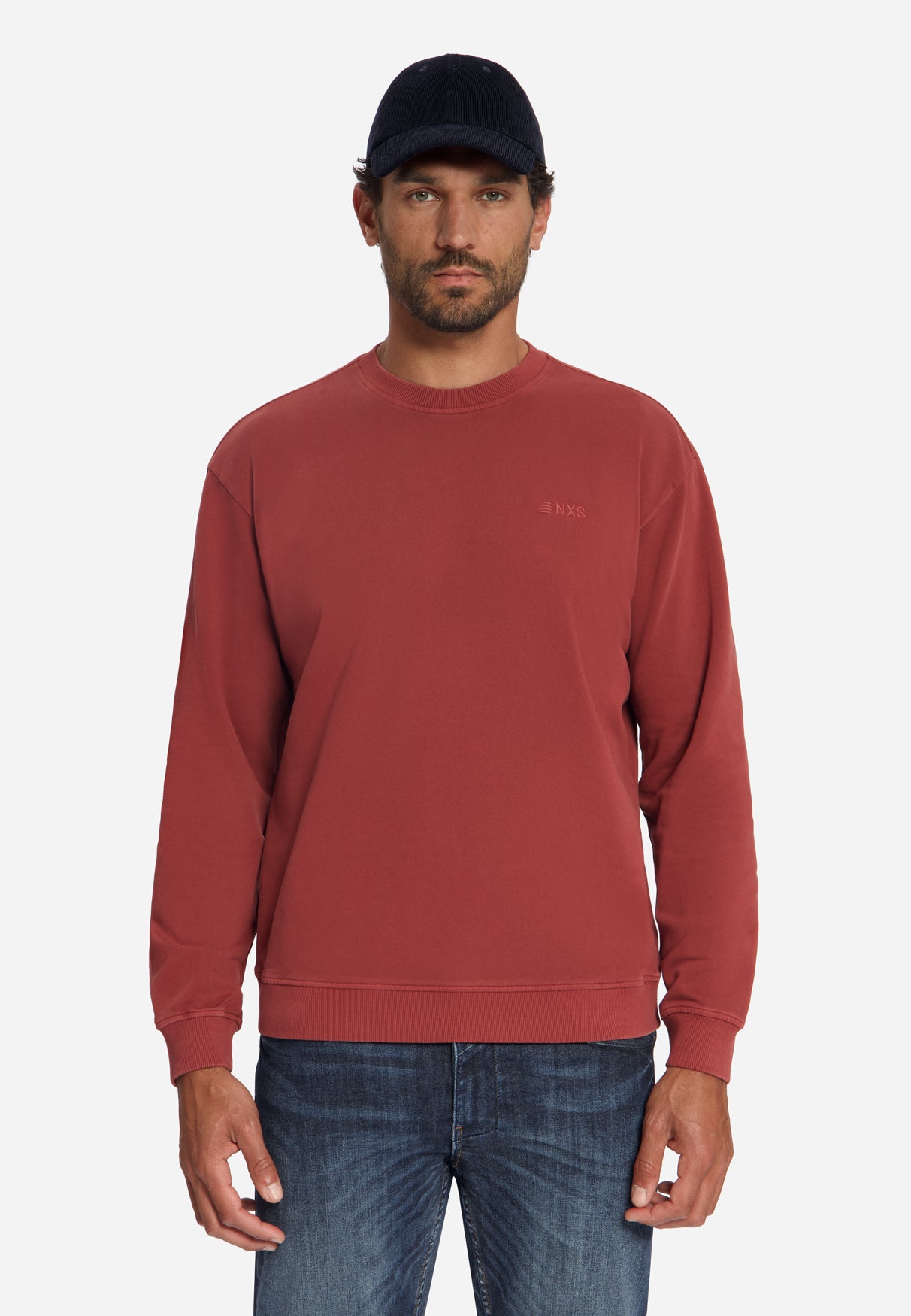 Sweatshirt mit Rundhalsausschnitt | Cayenne