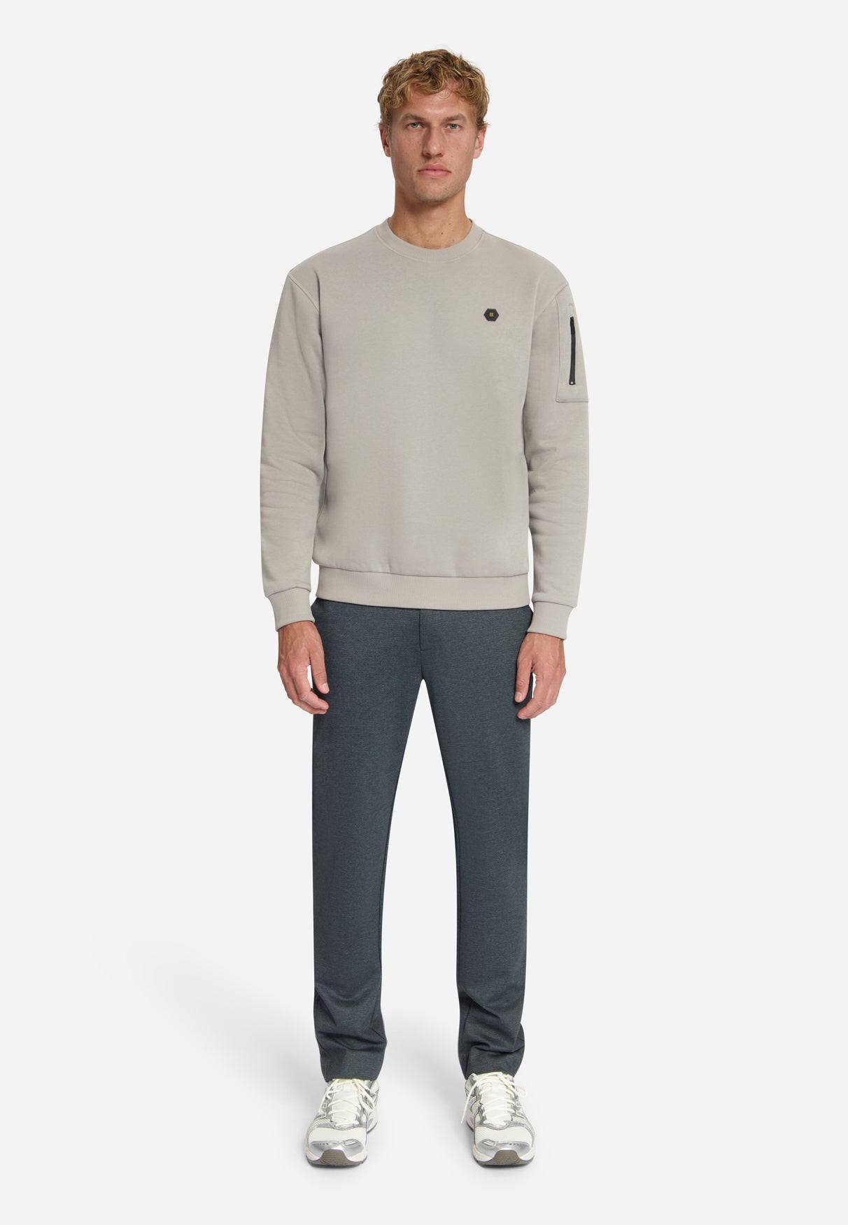 Sweatshirt mit Rundhalsausschnitt | Clay