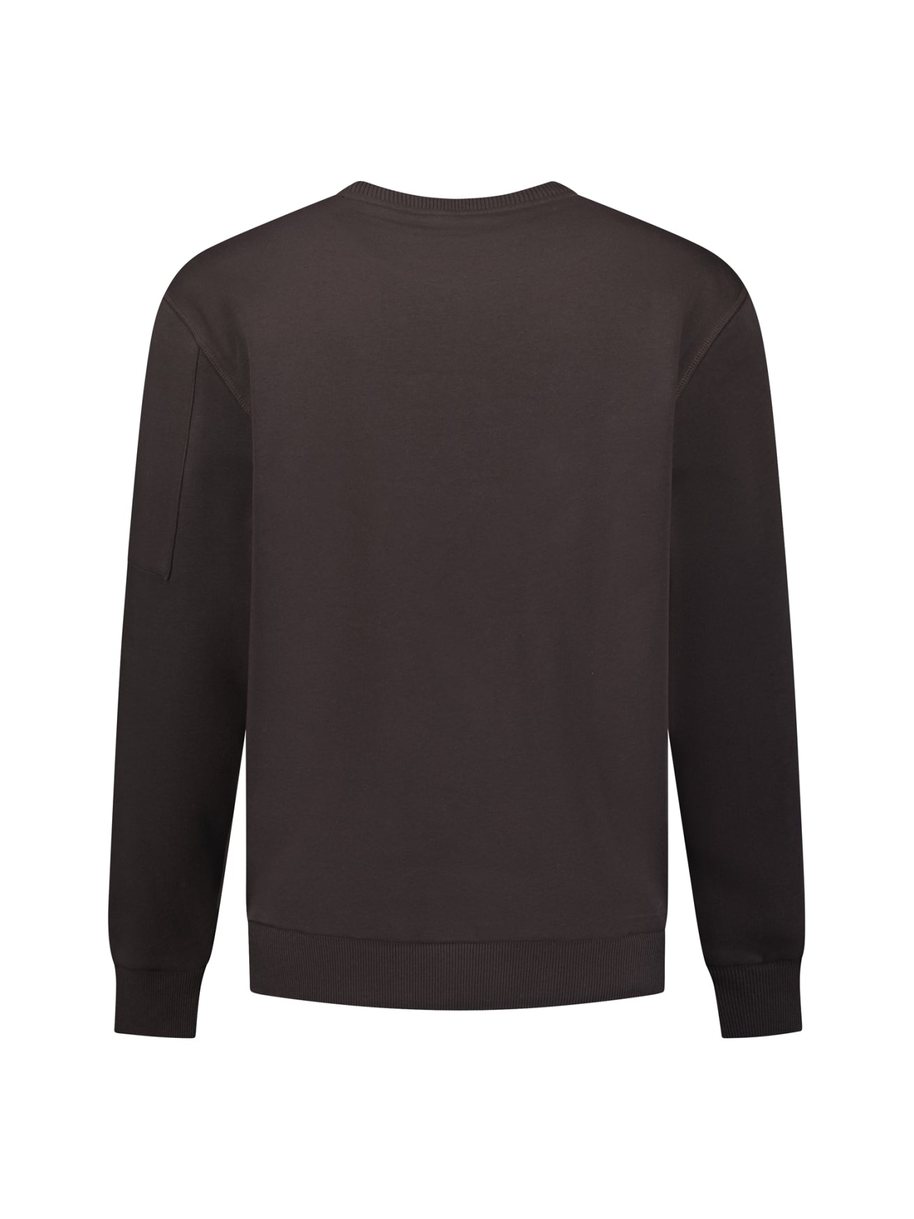 Sweatshirt mit Rundhalsausschnitt | Dark Brown