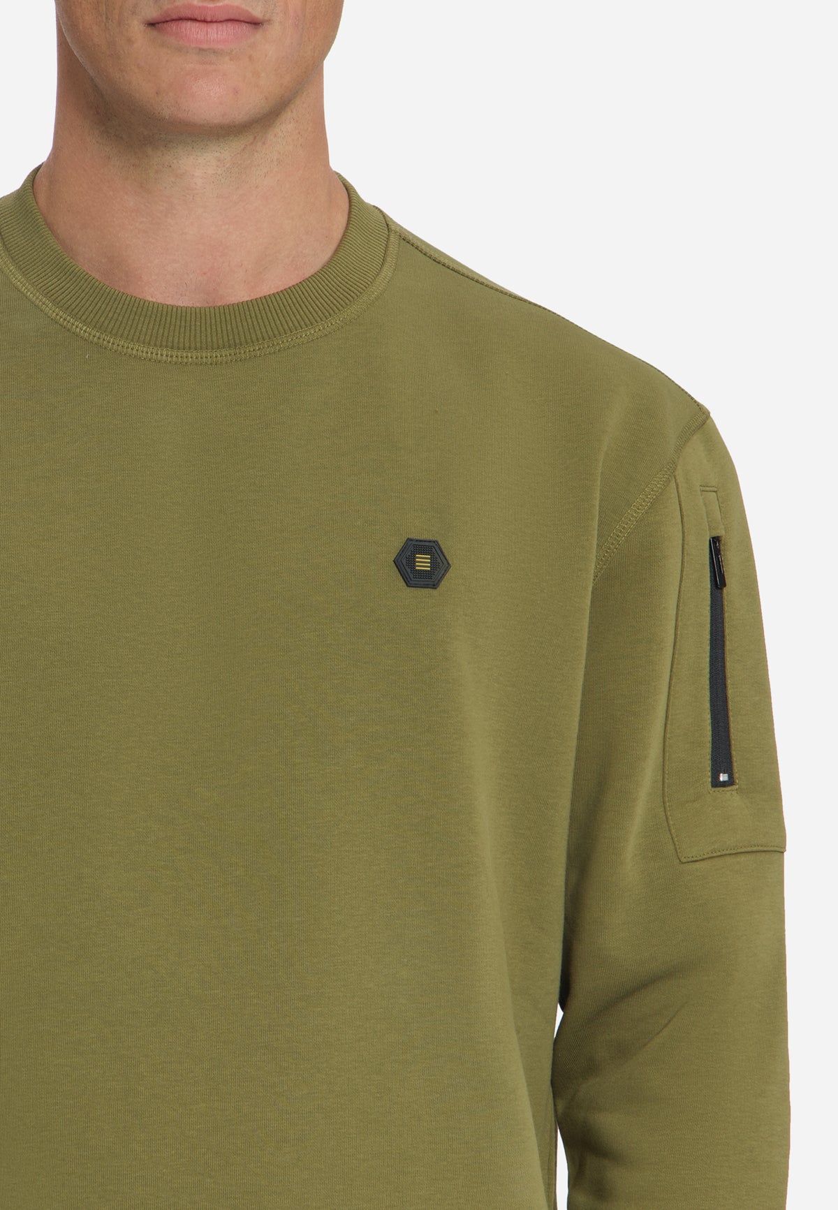 Sweatshirt mit Rundhalsausschnitt | Moss
