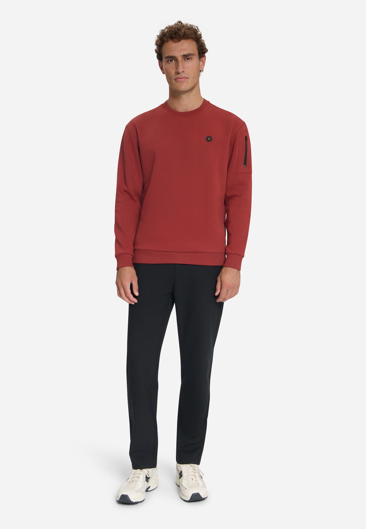 Sweatshirt mit Rundhalsausschnitt | Cayenne