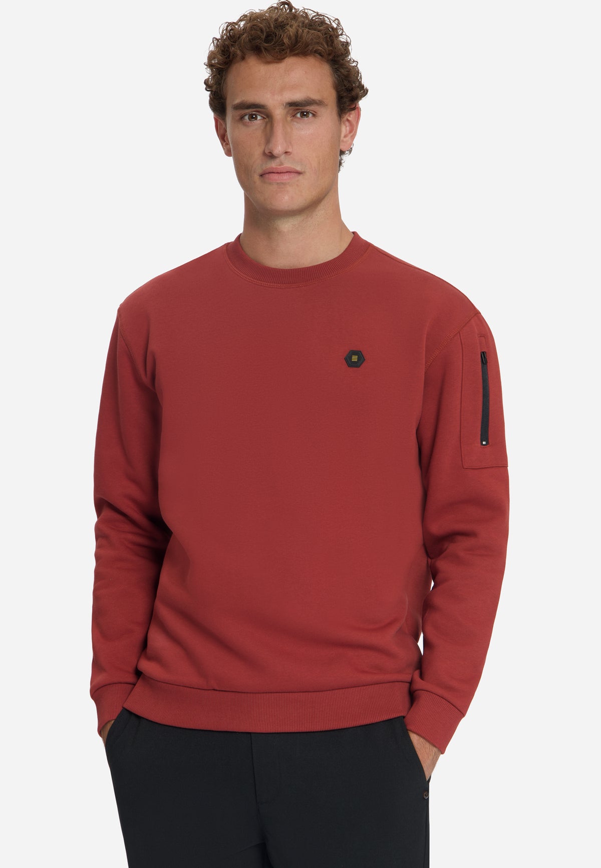 Sweatshirt mit Rundhalsausschnitt | Cayenne