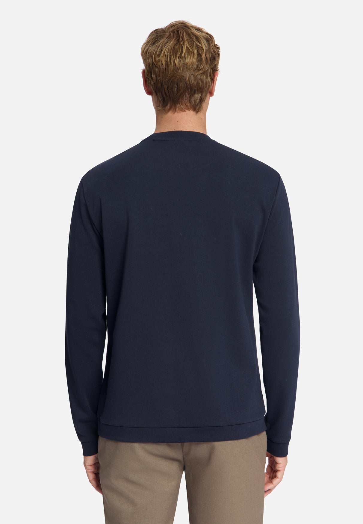 Interlock Long Sleeve T-Shirt | Dark Night