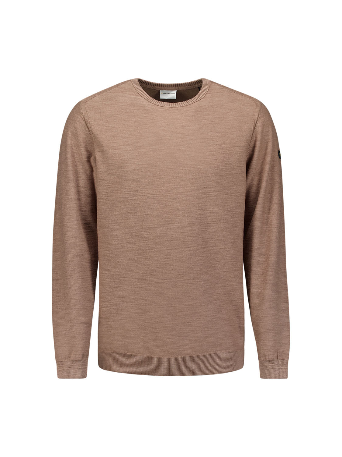 Slub Strickpullover | Light Brown