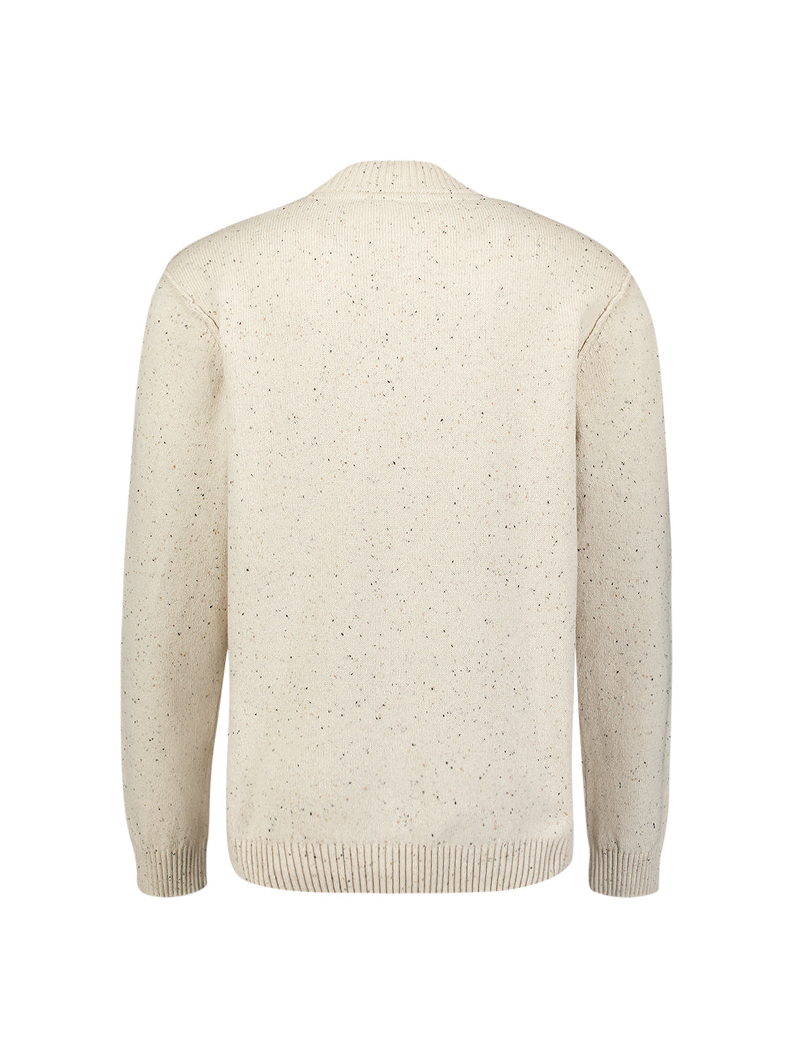 Tweed-Look Strickpullover | Stone