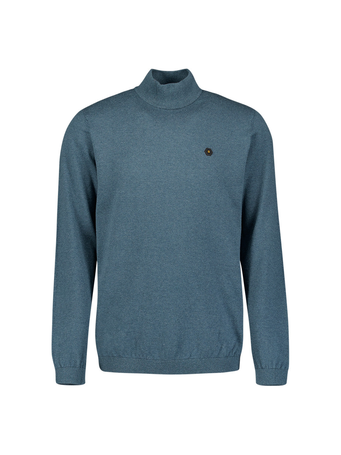 Feinstrick-Rollkragenpullover | shadow blue