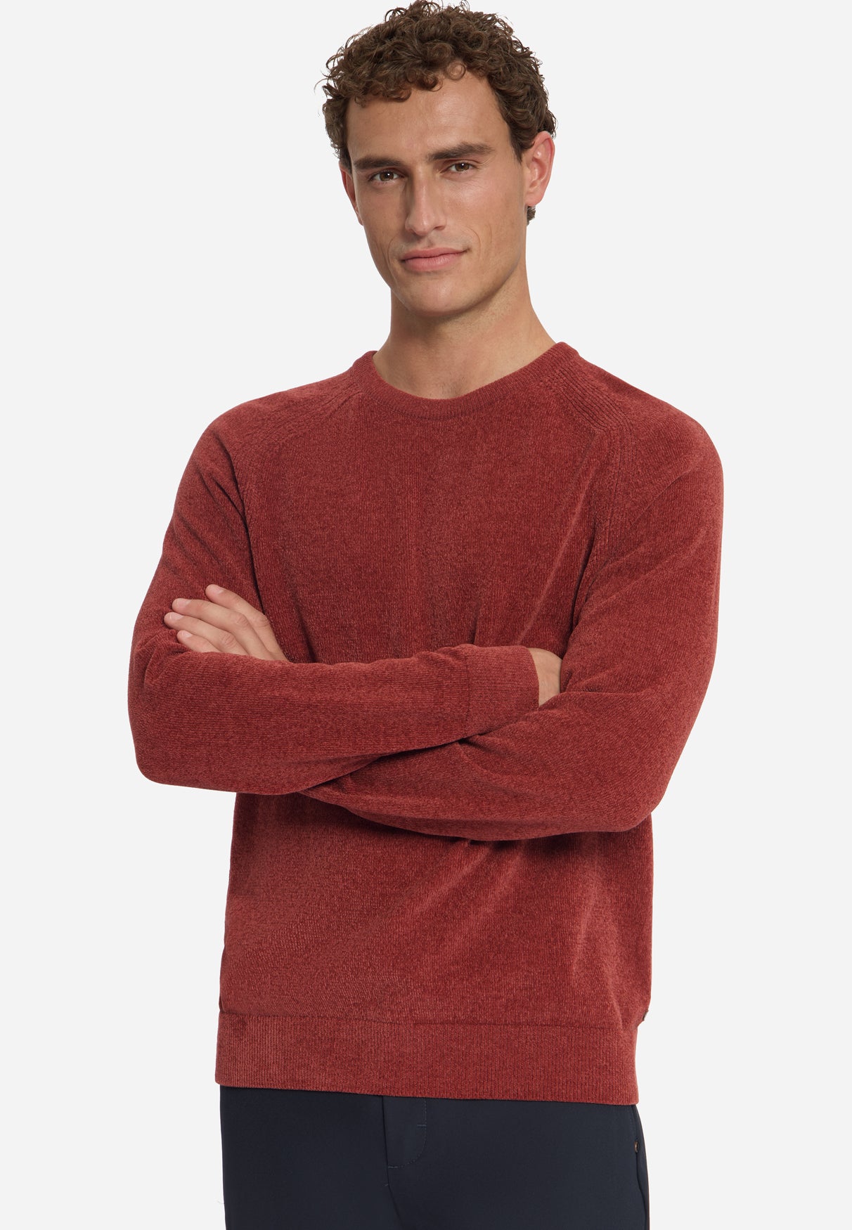 Chenille Strickpullover | Cayenne