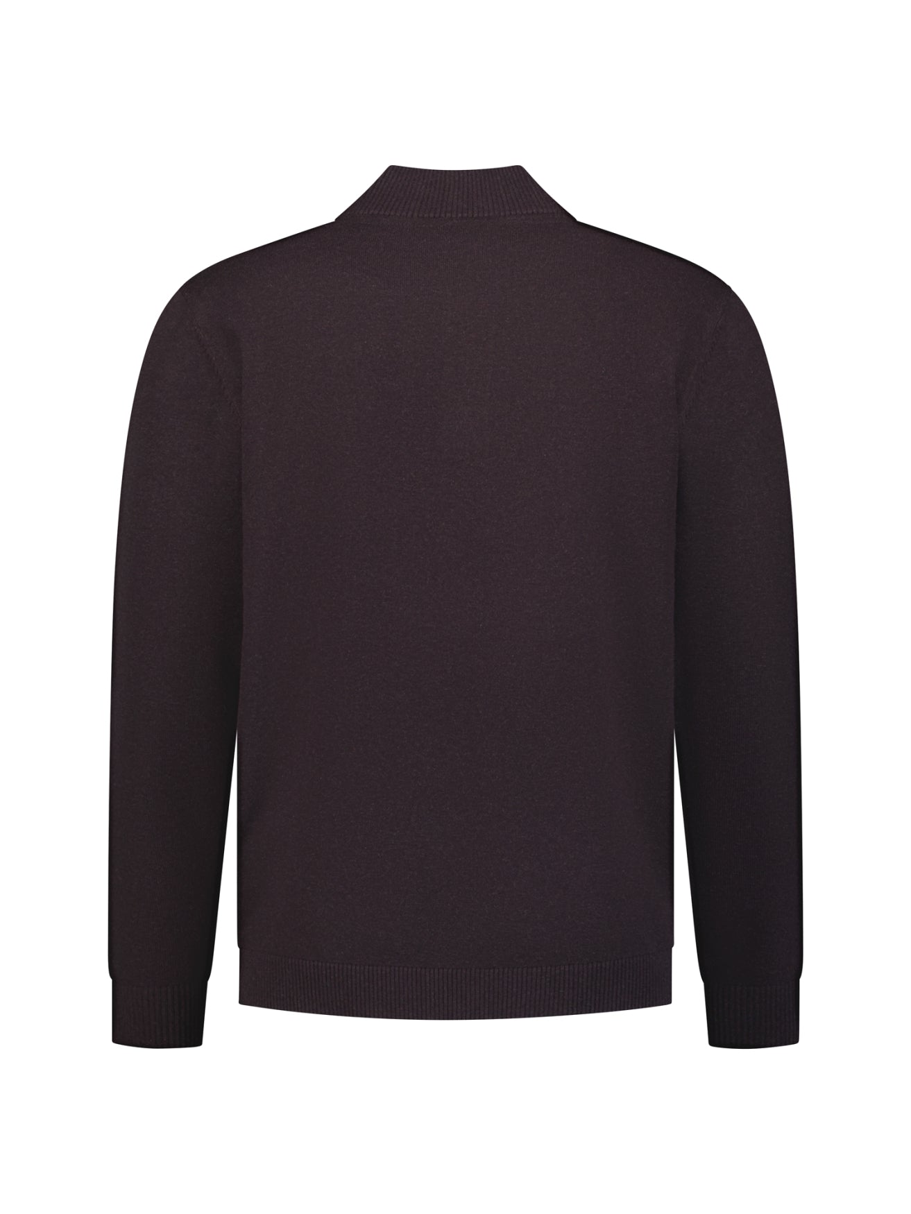 Pullover mit Knopfleiste | Dunkelbraun