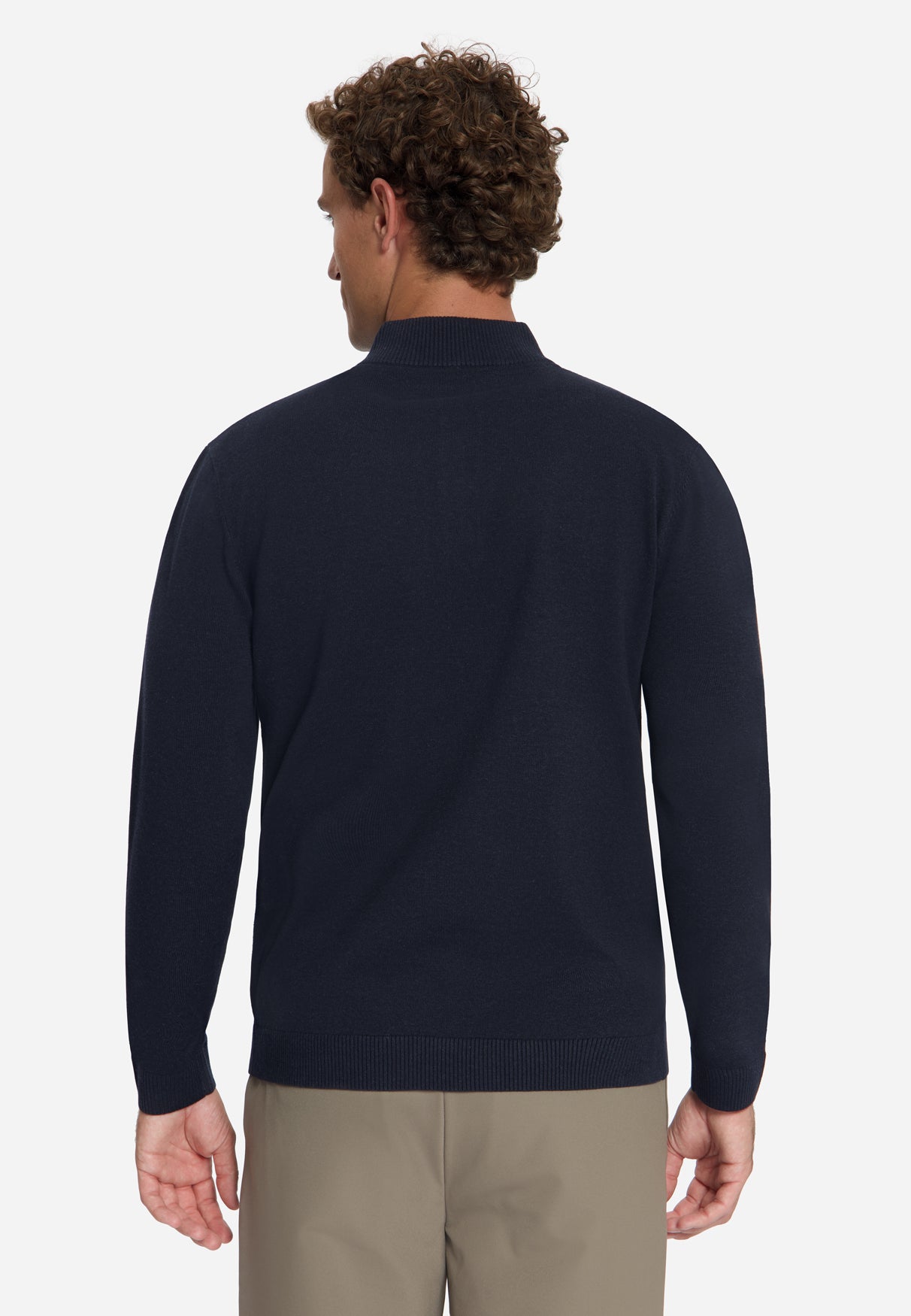 Pullover mit Knopfleiste | Dark Night
