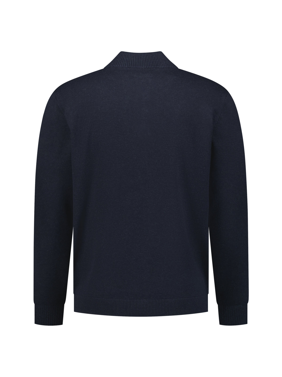 Button Neck Jumper | Dark Night