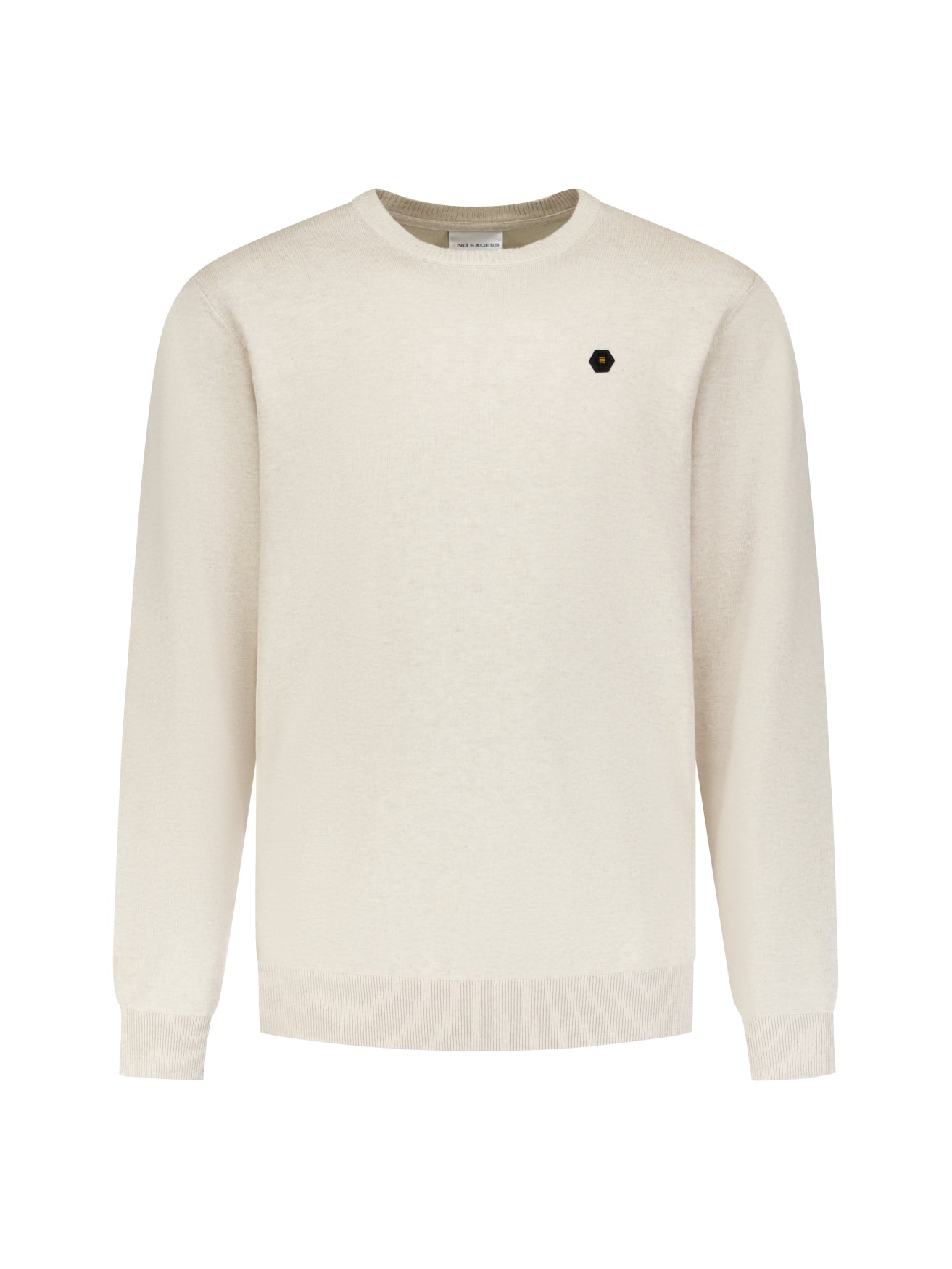 Melange Strickpullover | Stone