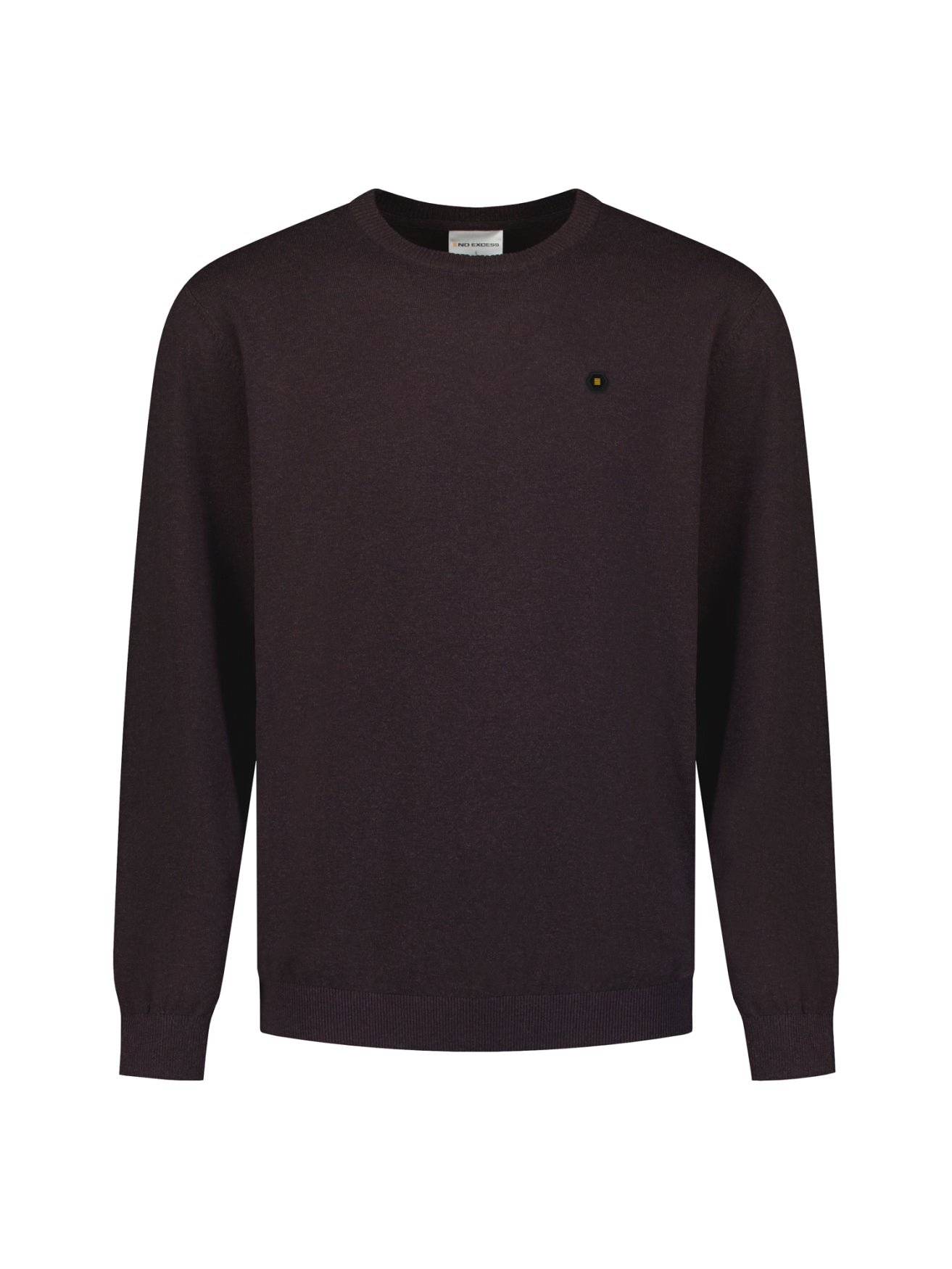 Melange Strickpullover | Dark Brown