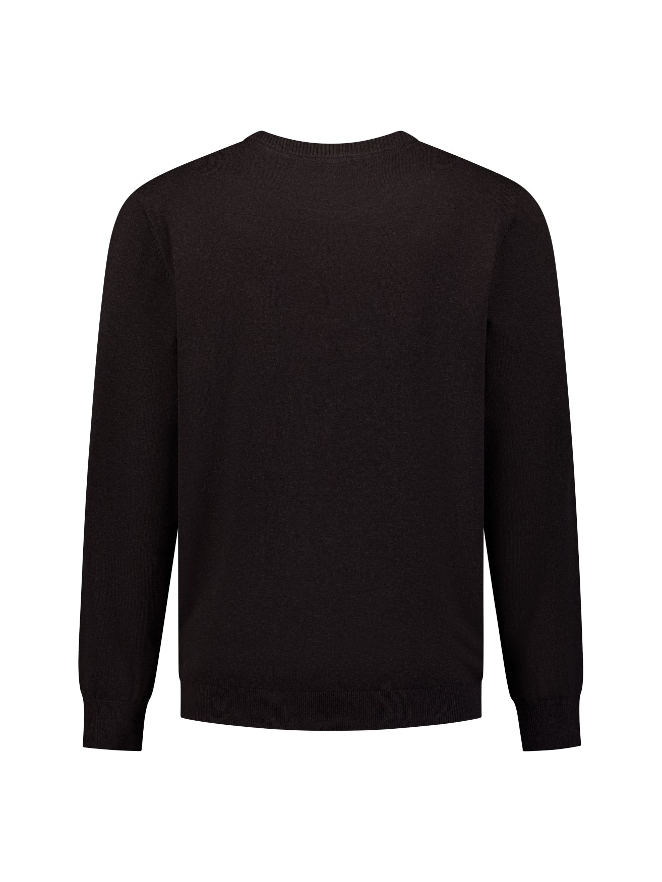 Melange Strickpullover | Dark Brown