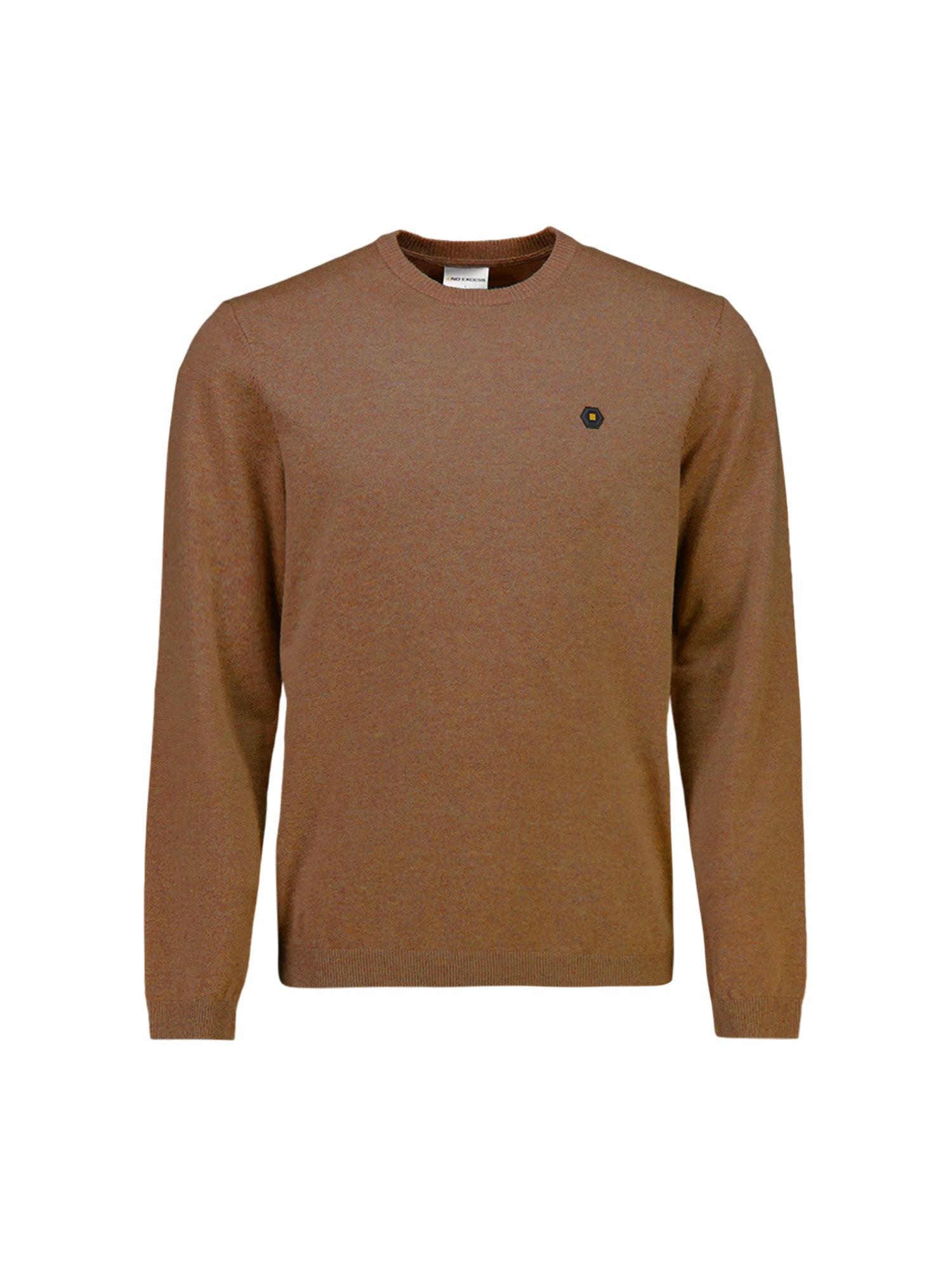 Melange Strickpullover | Caramel
