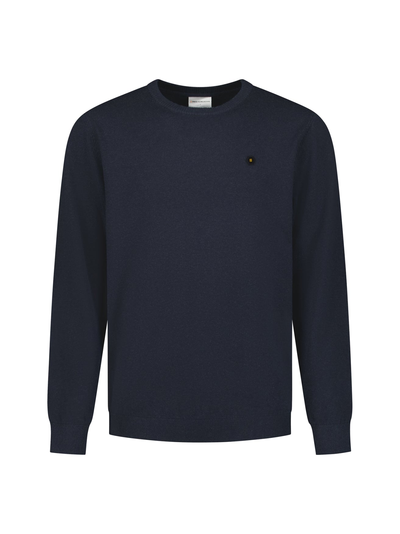 Melange Strickpullover | Dark Night