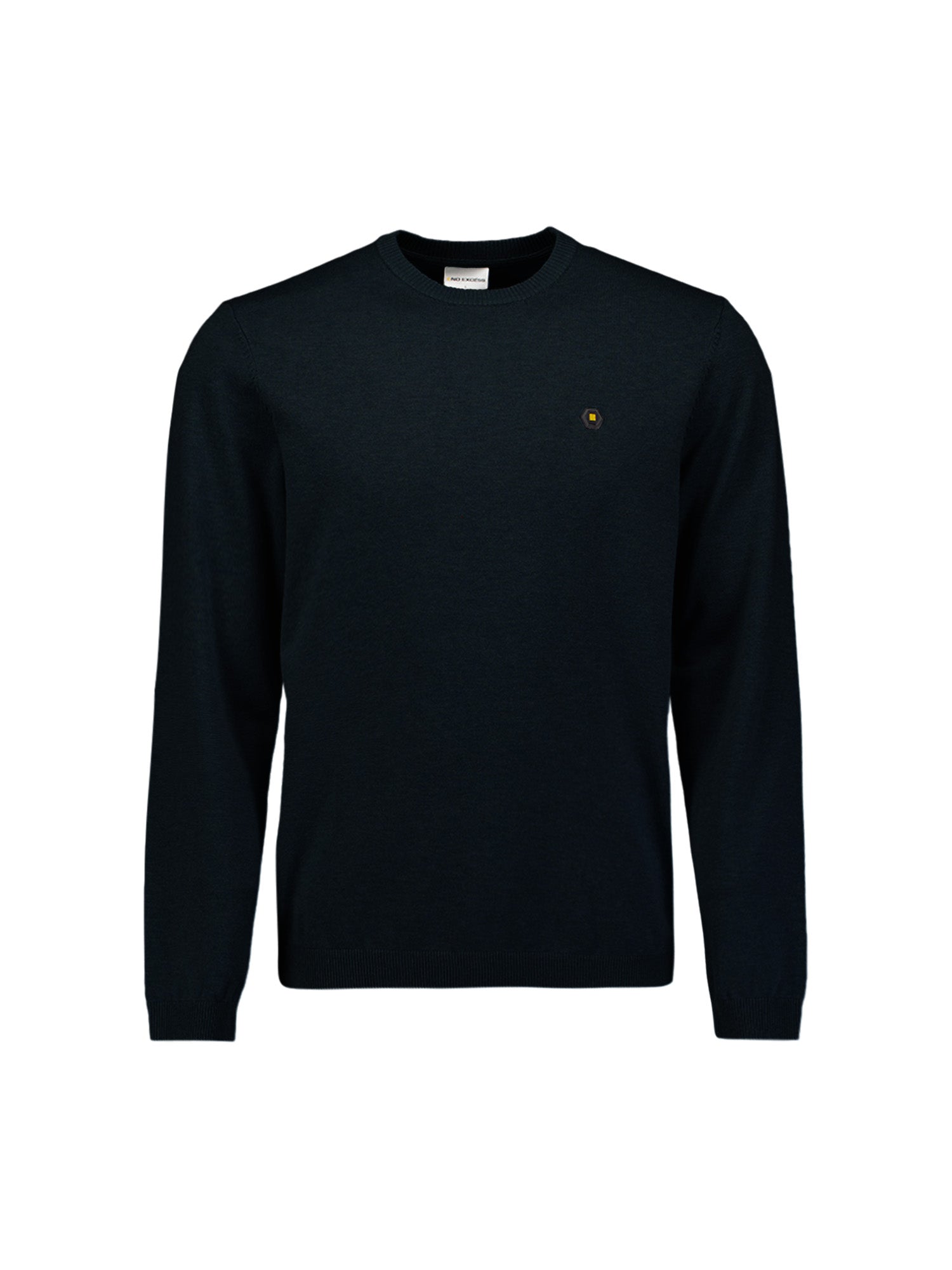 Melange Strickpullover | Dark Night