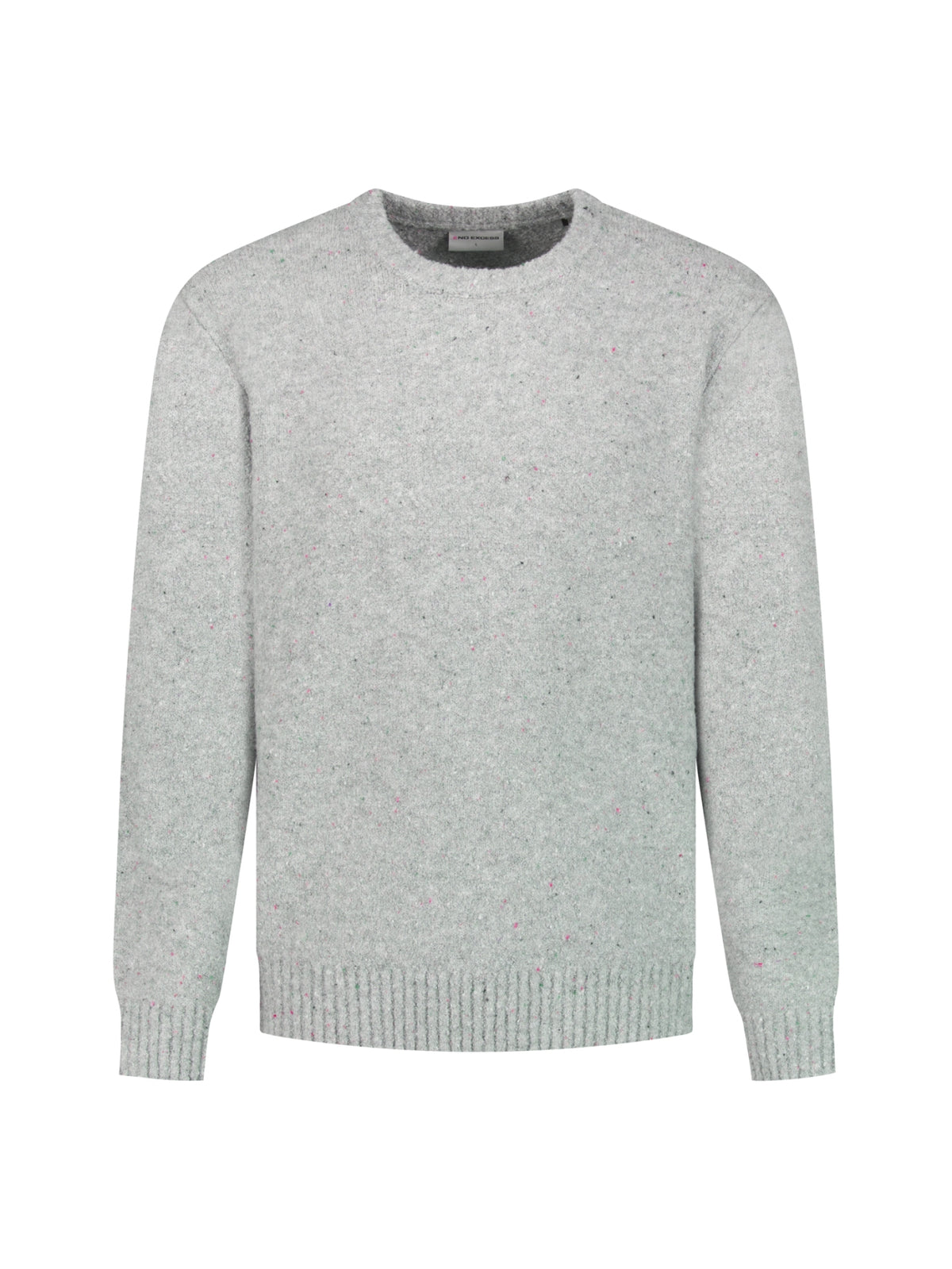 Pullover in Tweed-Optik | Grey Melange