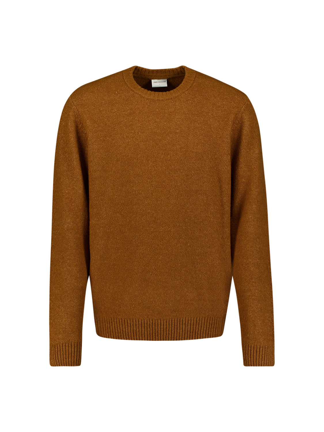 Leichter melierter Pullover | Caramel