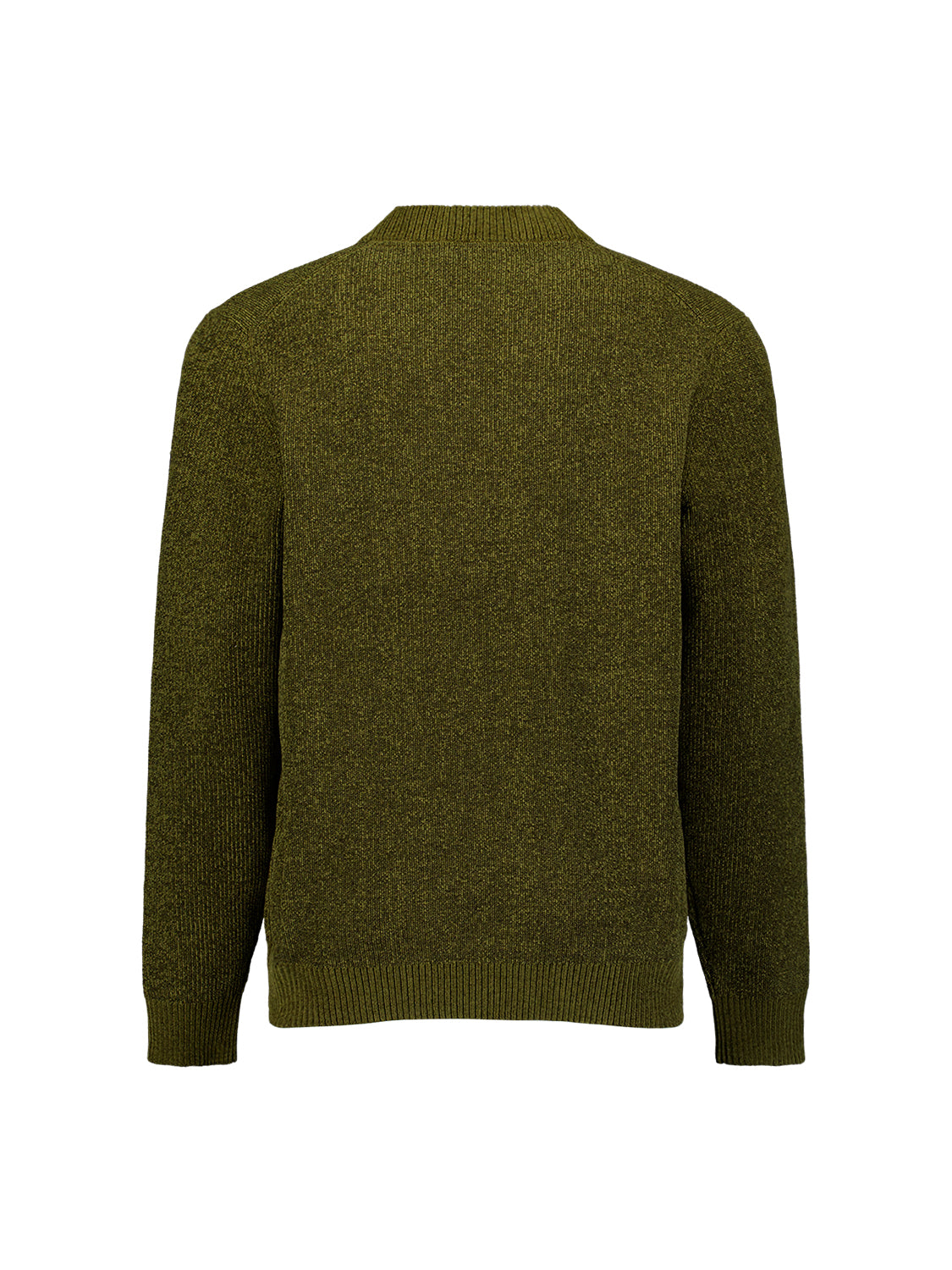 Weicher Pullover mit V-Ausschnitt | Moss