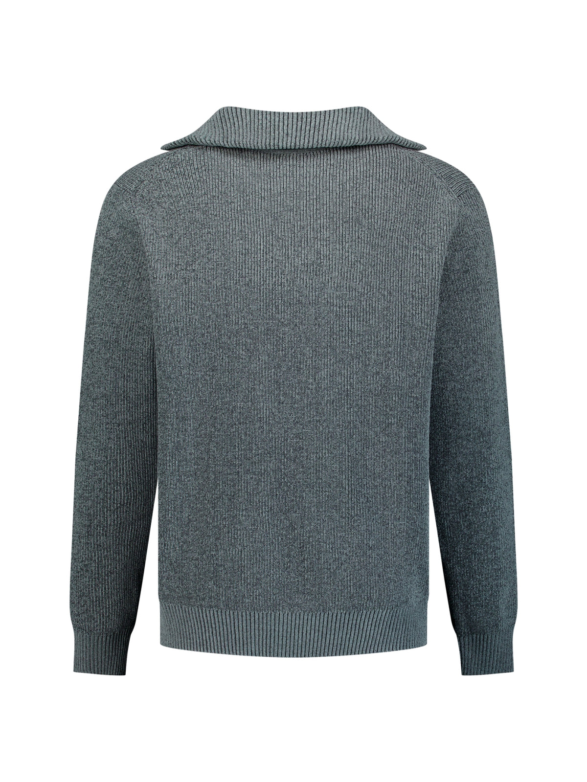 Soft Half-Zip Jumper | Grey Melange