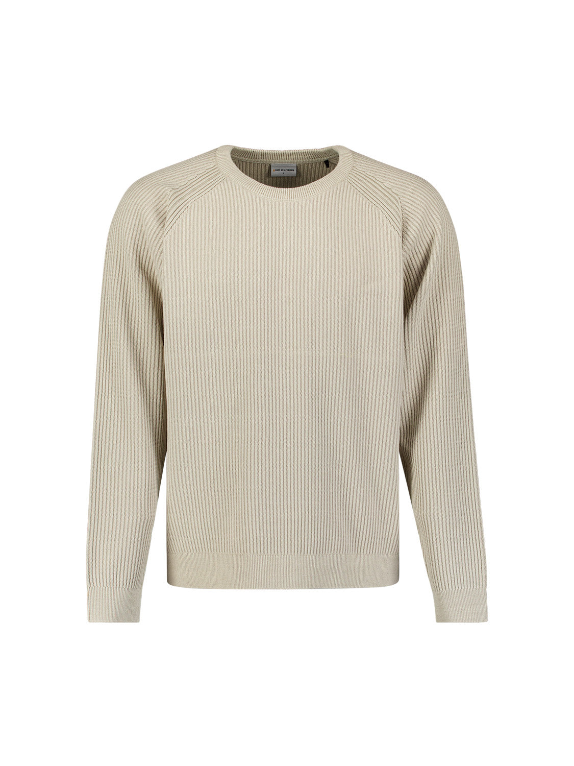Pullover Crewneck Tuck Stitch | Stone