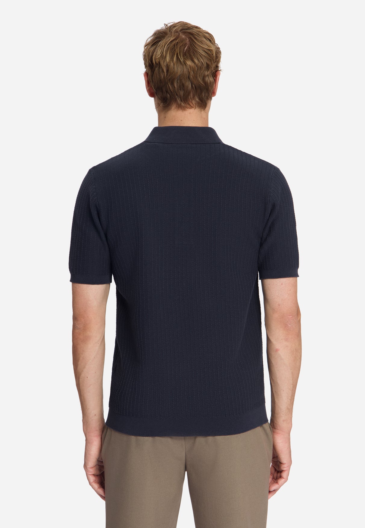 Pullover Short Sleeve Polo | Dark Night