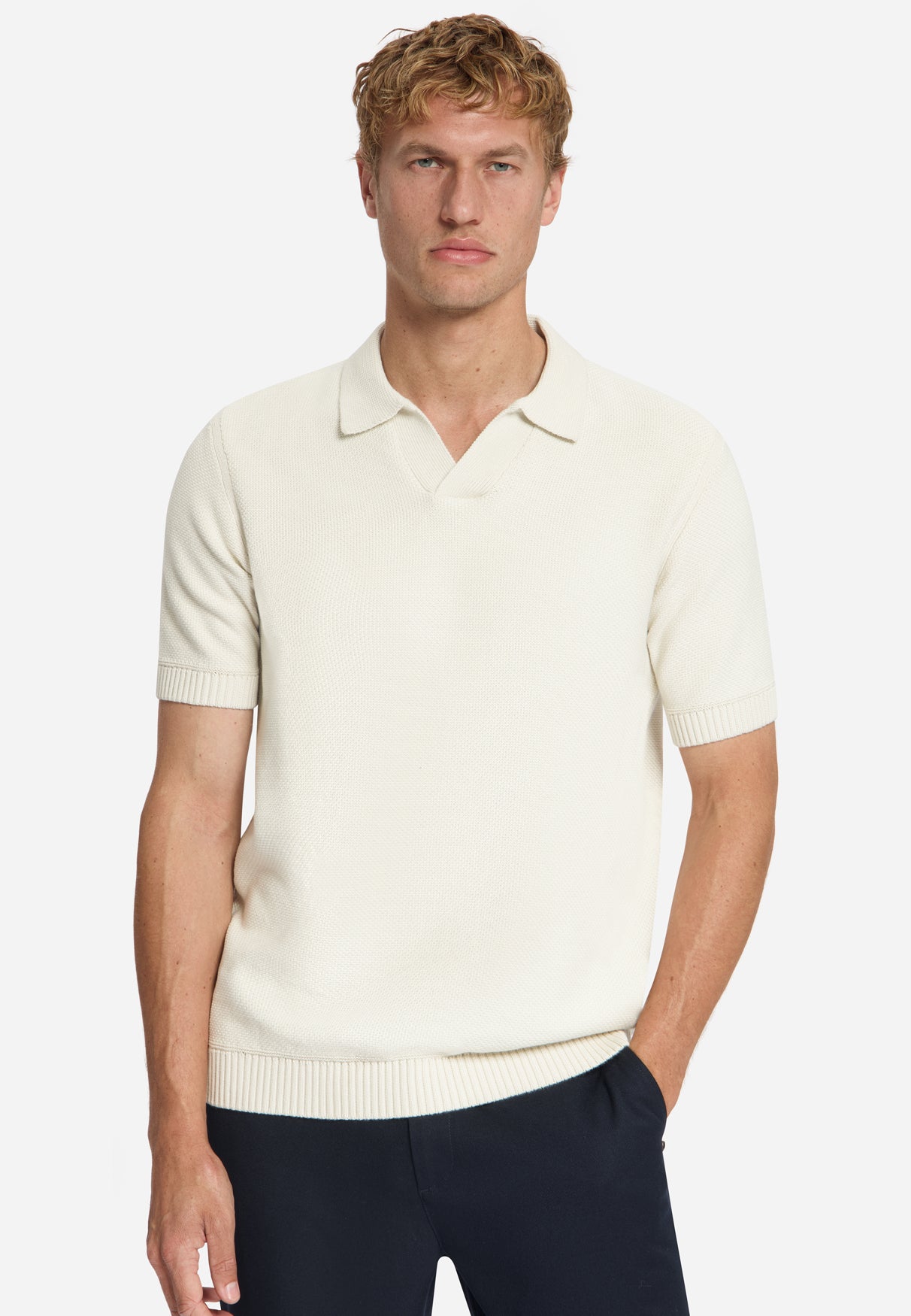 V-Neck Polo Jumper | Kit