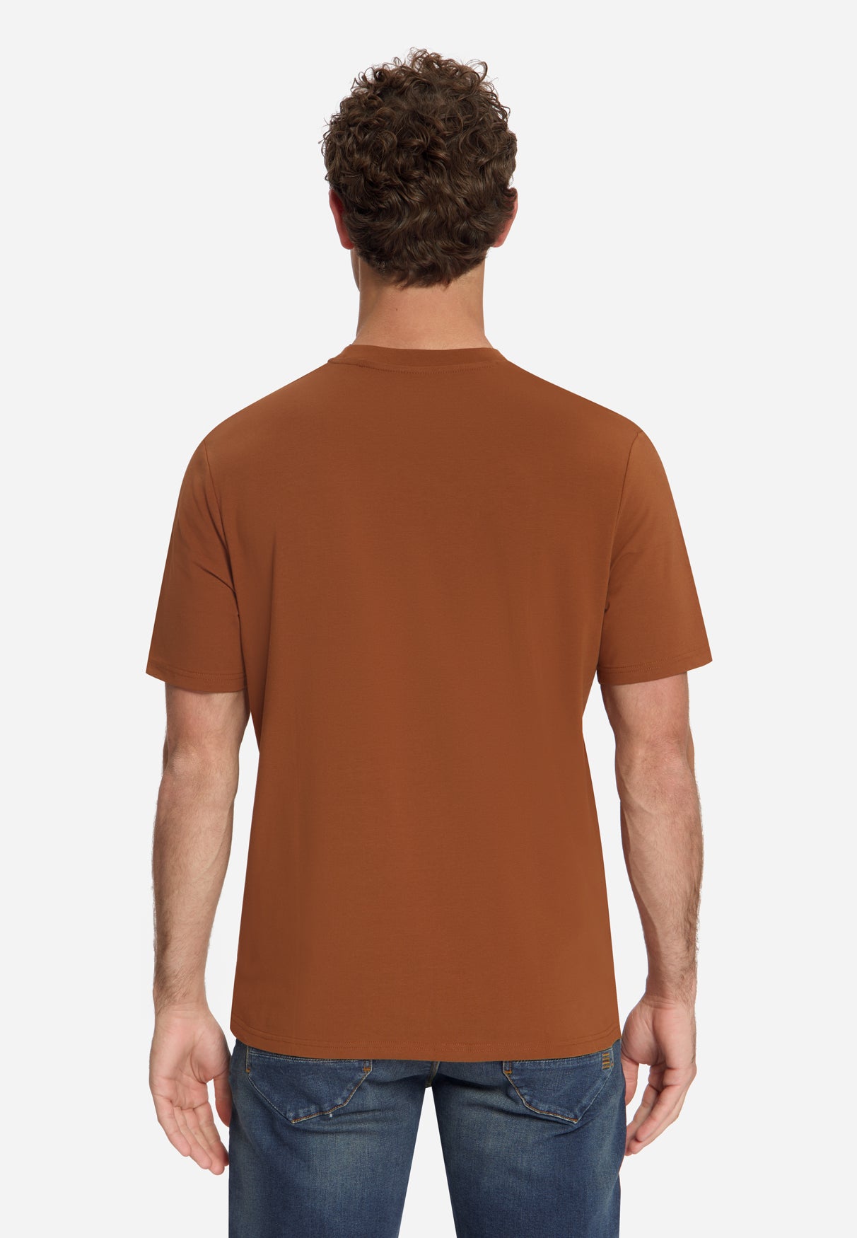 Stretch T-Shirt | Caramel