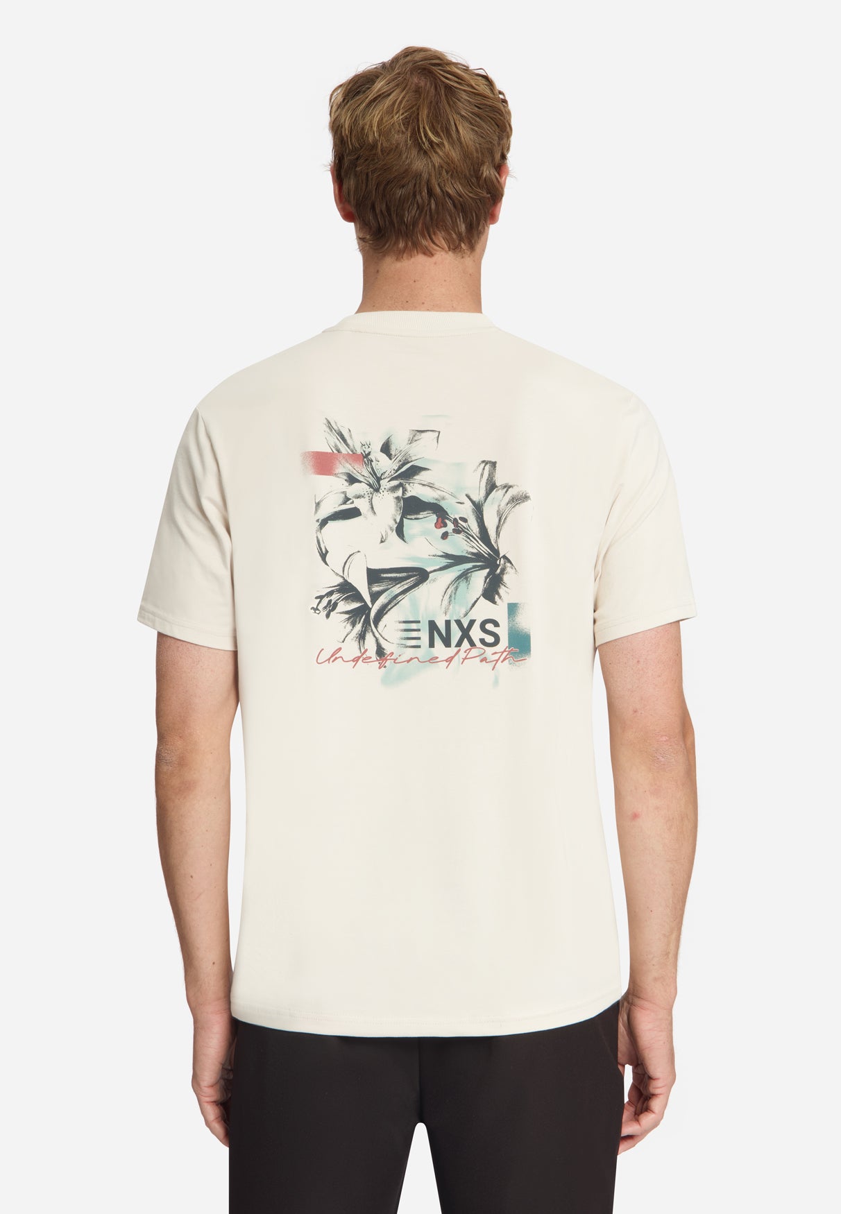 Back Print T-Shirt | Stone