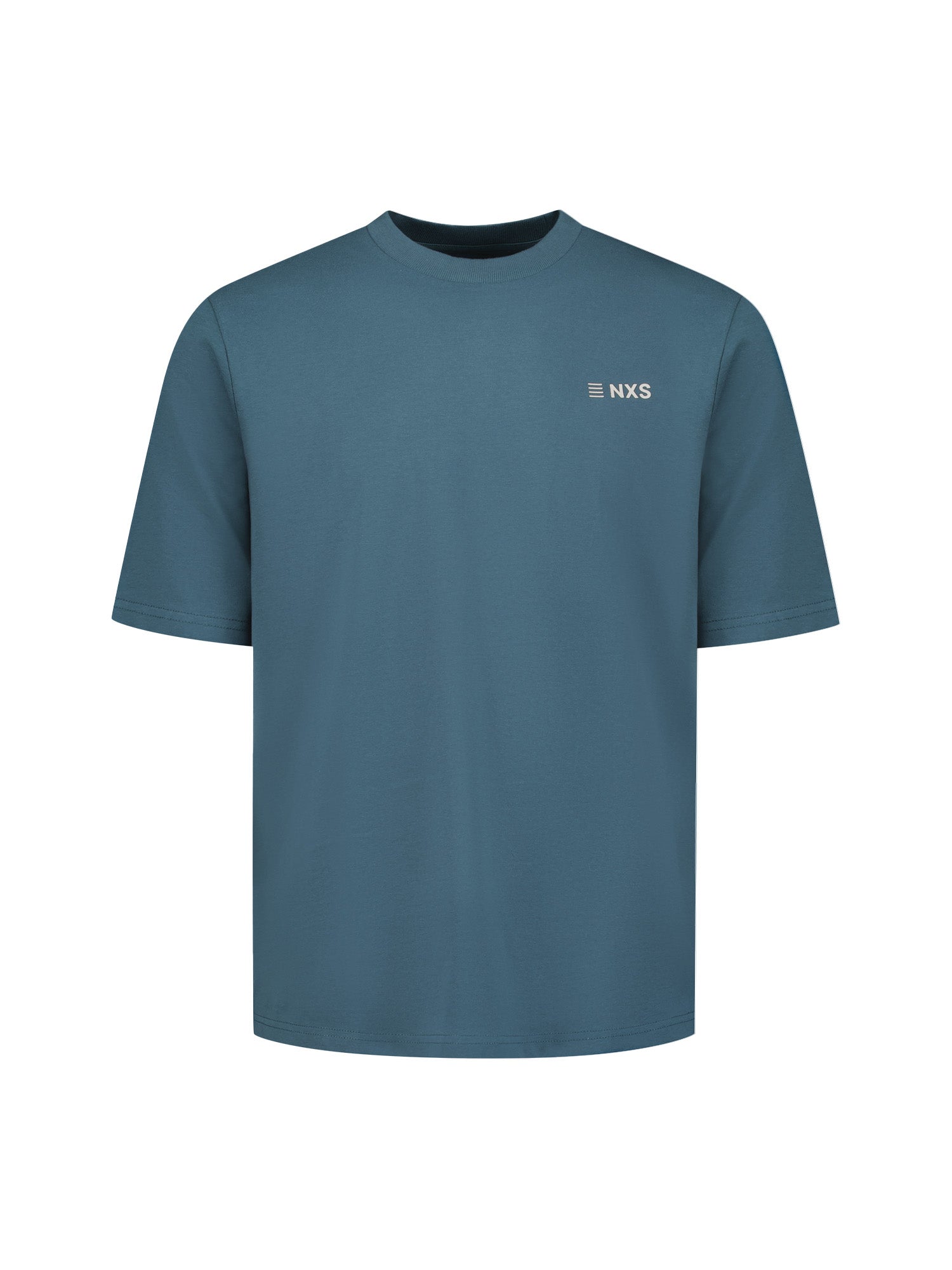 T-Shirt Mit Rückenprint | Shadow Blue