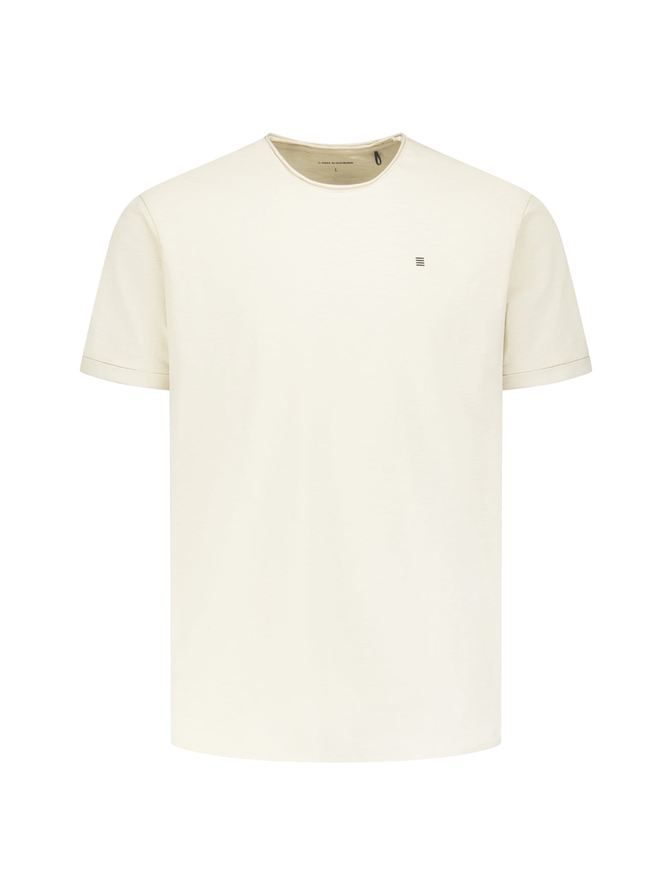 Slub T-Shirt aus Baumwolle | Stone