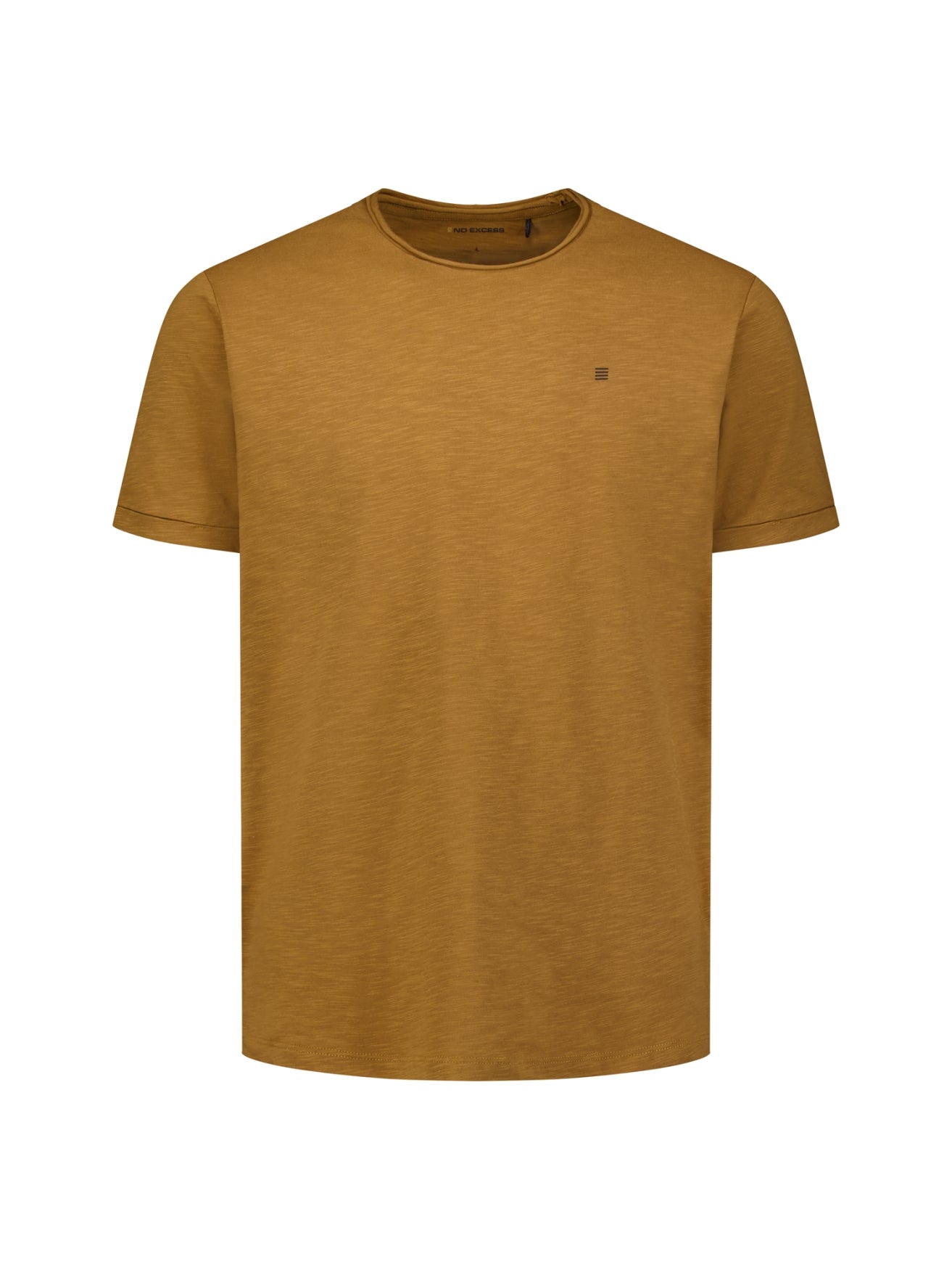 Cotton Slub T-Shirt | Caramel