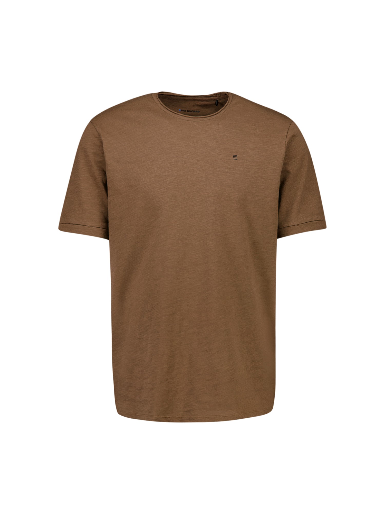Slub T-Shirt aus Baumwolle | Caramel