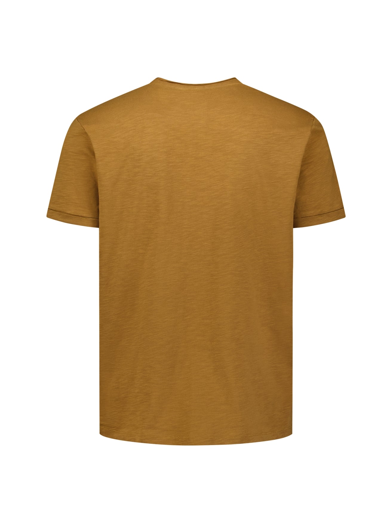 Cotton Slub T-Shirt | Caramel