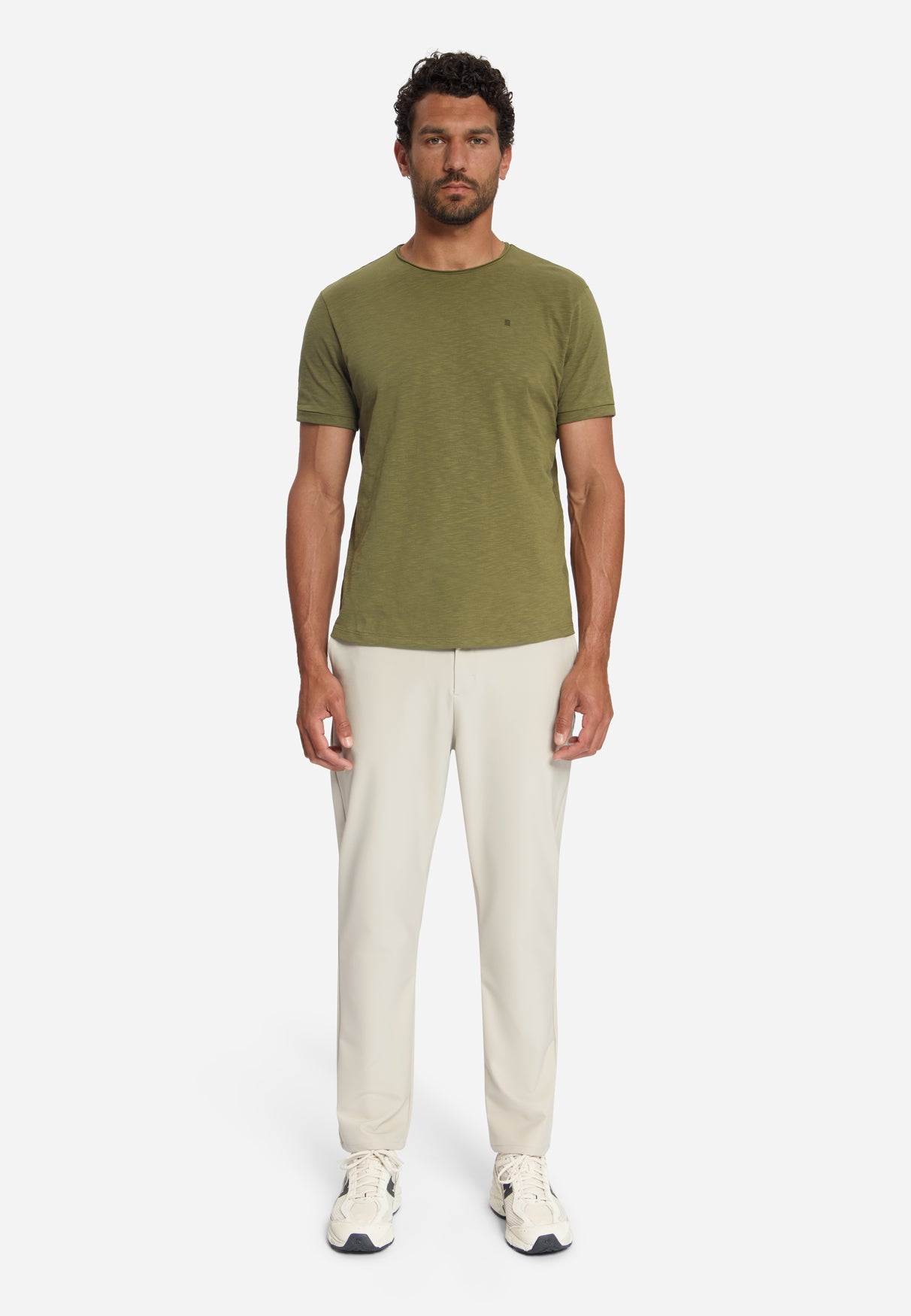 Cotton Slub T-Shirt | Moss