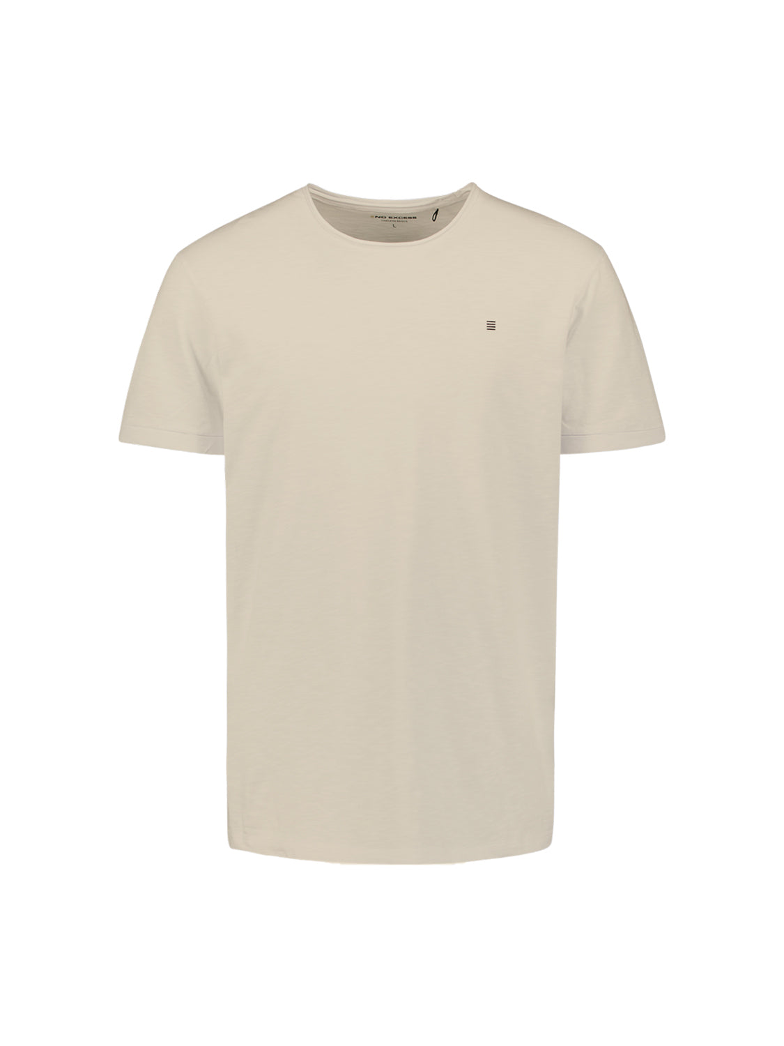 Slub T-Shirt aus Baumwolle | Stone
